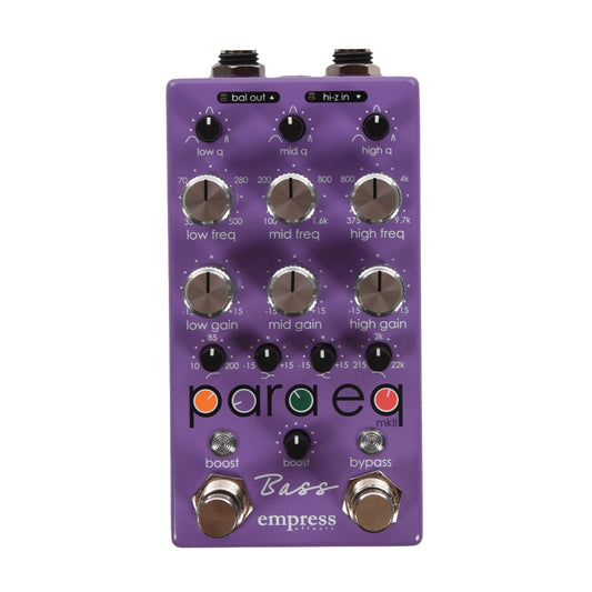 Empress ParaEQ Bass EQ & Boost Pedal Effects and Pedals / EQ