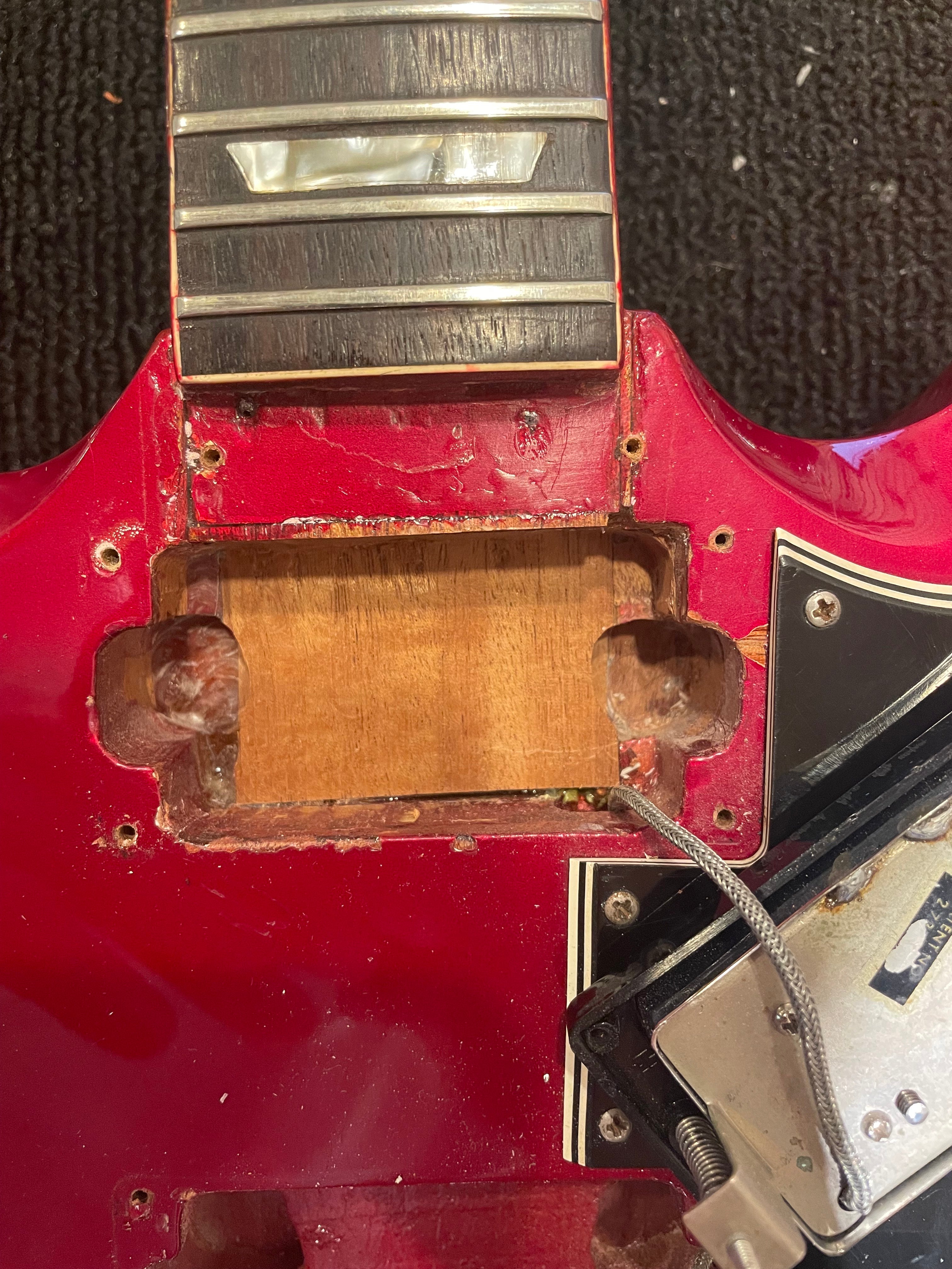 Gibson SG Standard Metallic Red Refin 1966