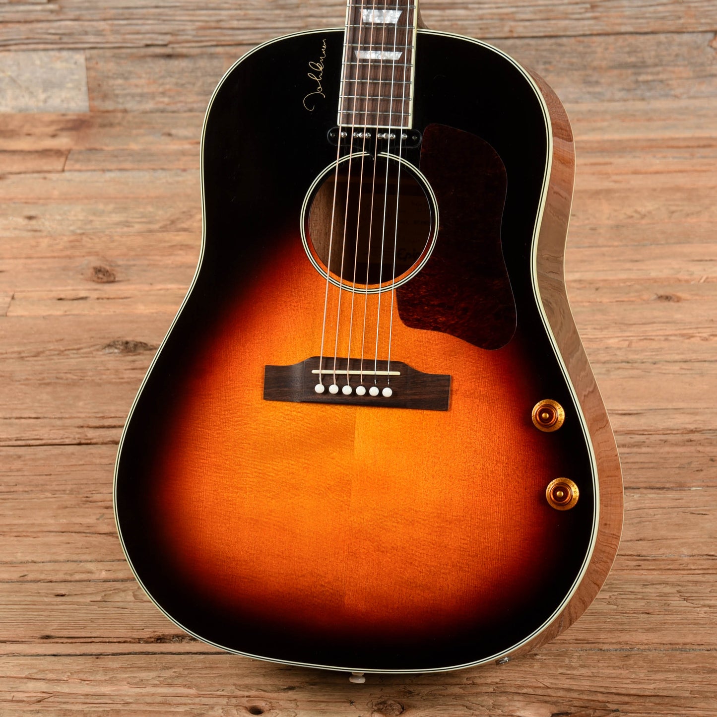 Epiphone EJ-160E John Lennon Sunburst 2002 Acoustic Guitars / Dreadnought