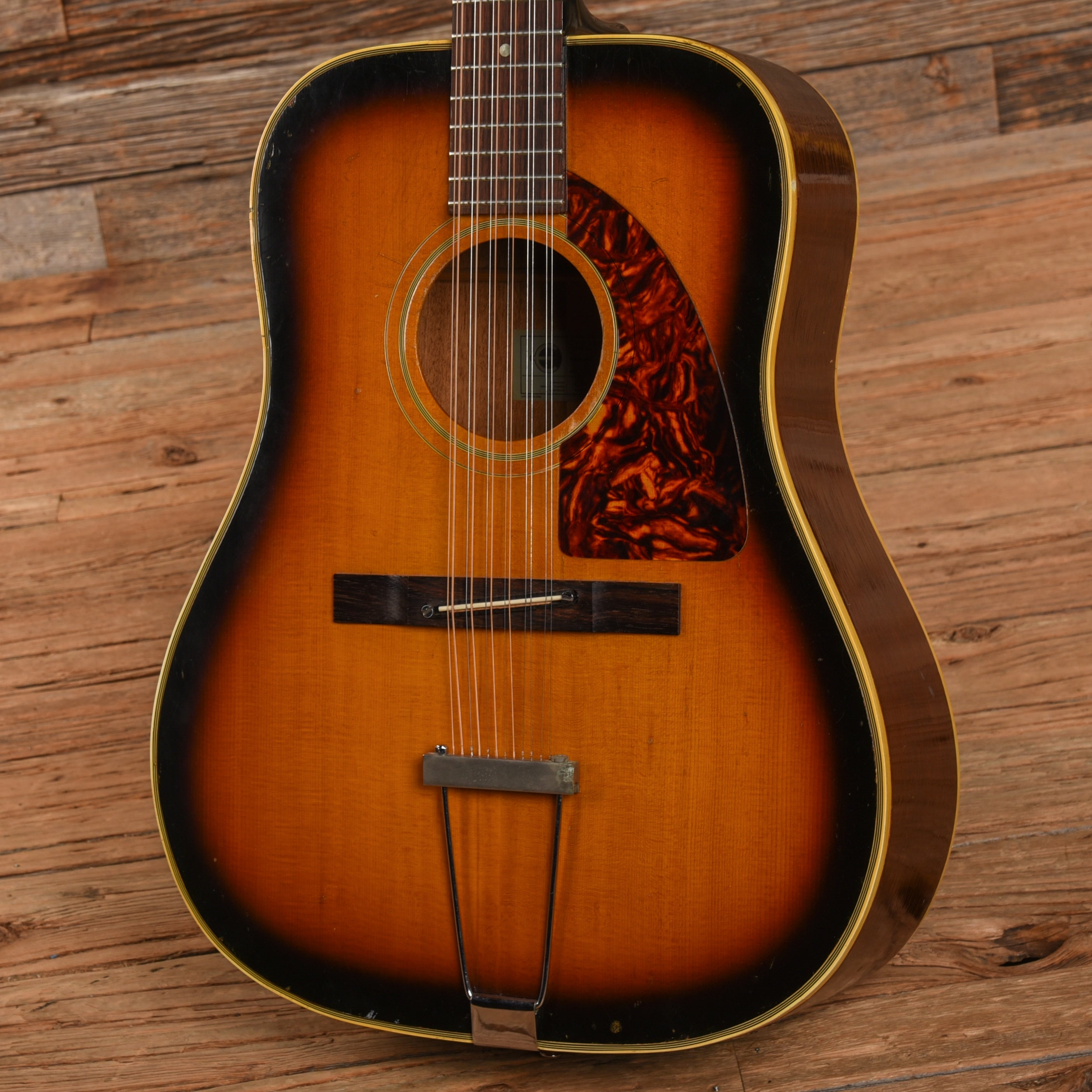 Epiphone FT-112 Bard Sunburst 1968 Acoustic Guitars / Dreadnought