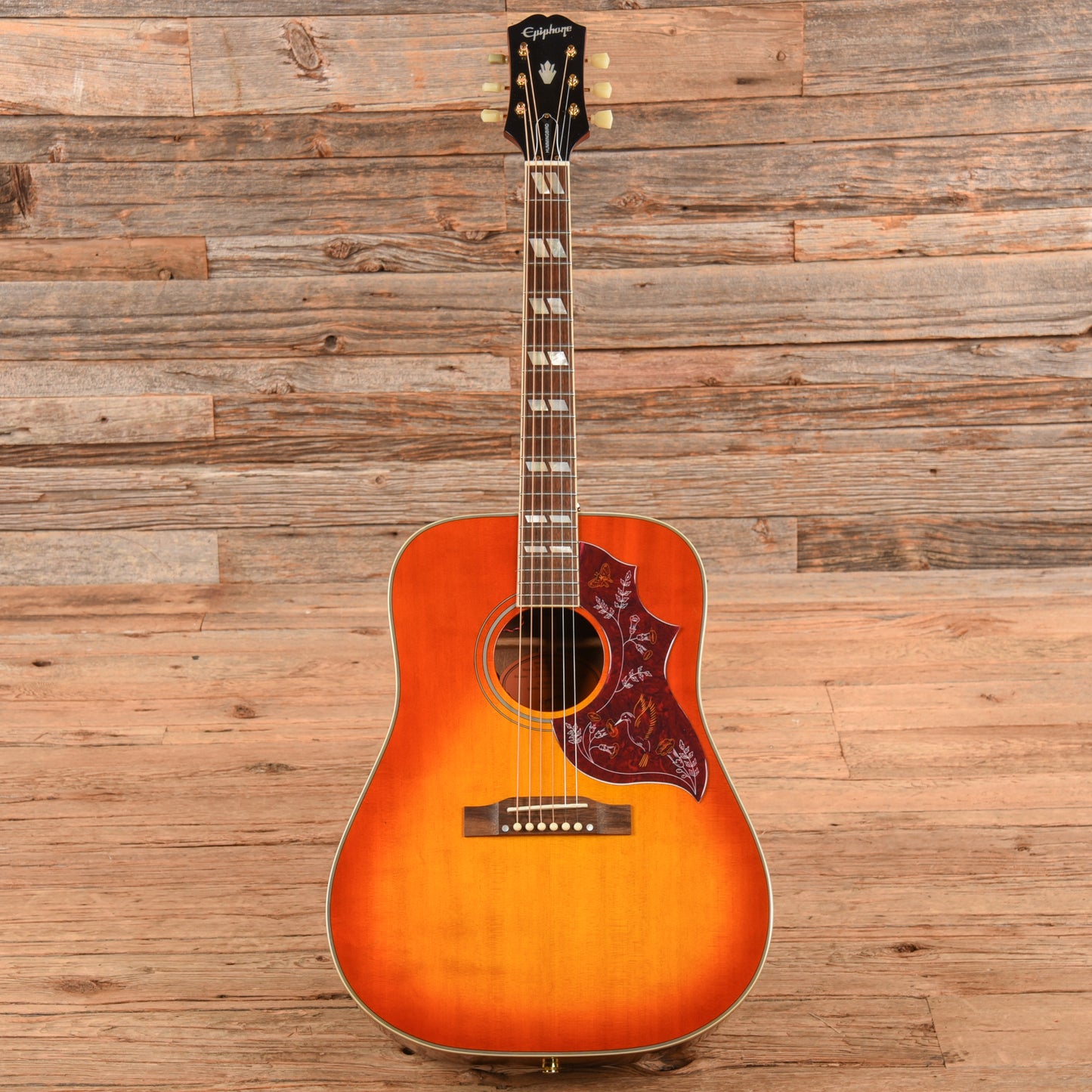 Epiphone Hummingbird Cherry Sunburst 2022 Acoustic Guitars / Dreadnought