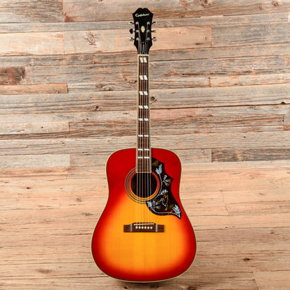 Epiphone Hummingbird Cherry Sunburst Acoustic Guitars / Dreadnought