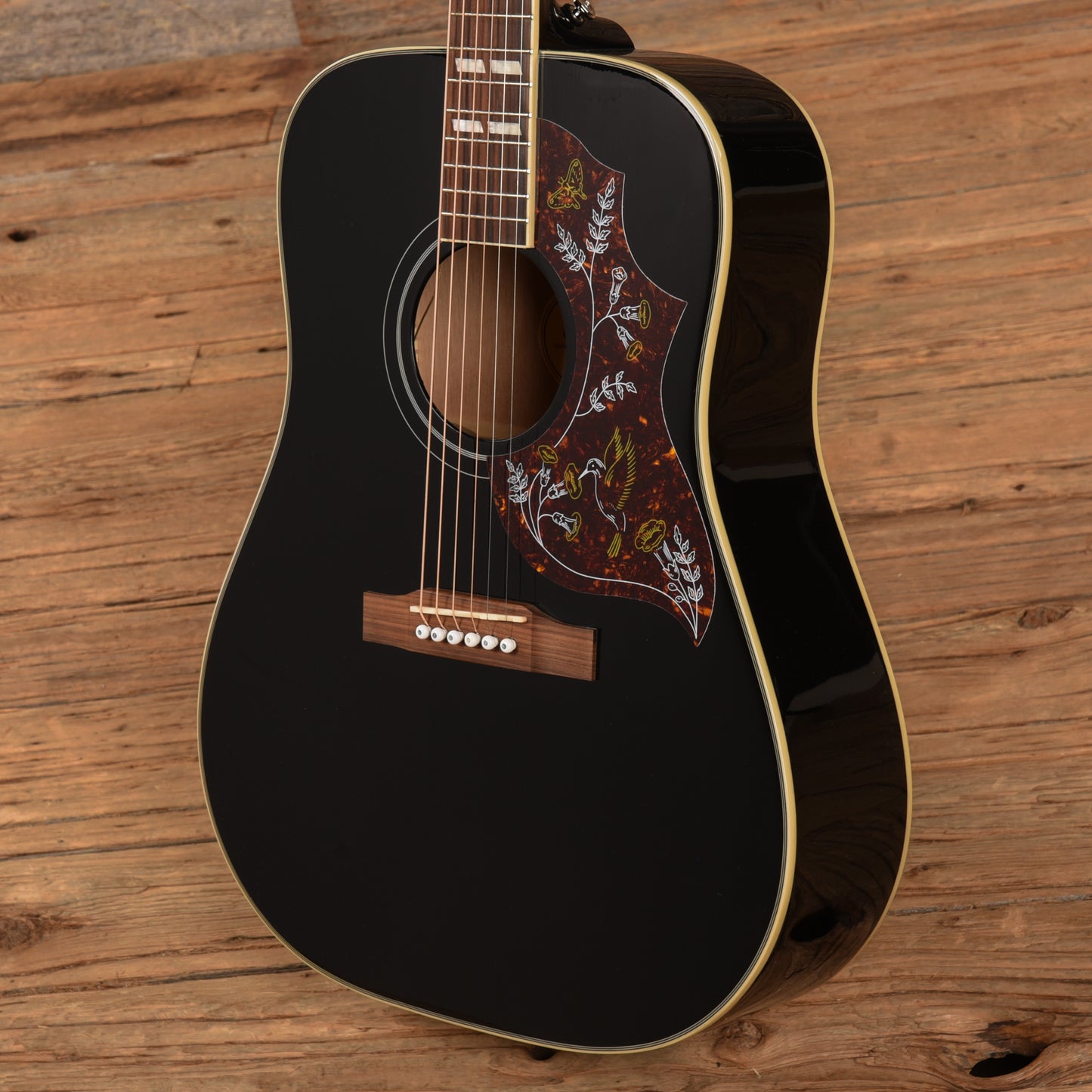 Epiphone Hummingbird Pro Ebony 2019 Acoustic Guitars / Dreadnought