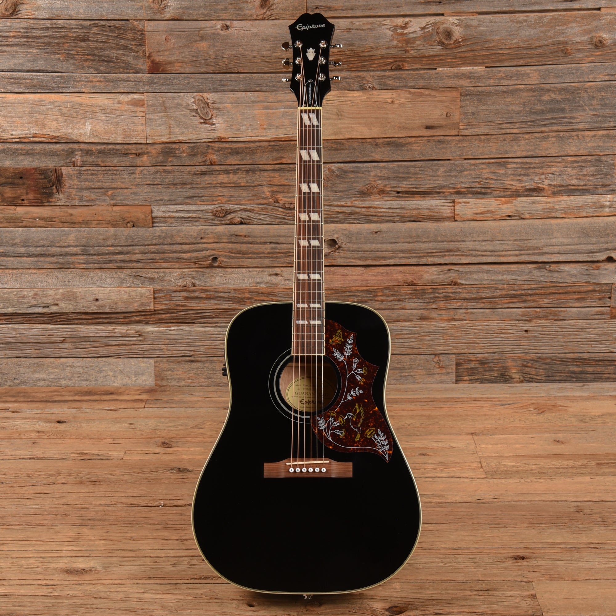 Epiphone Hummingbird Pro Ebony 2019 – Chicago Music Exchange