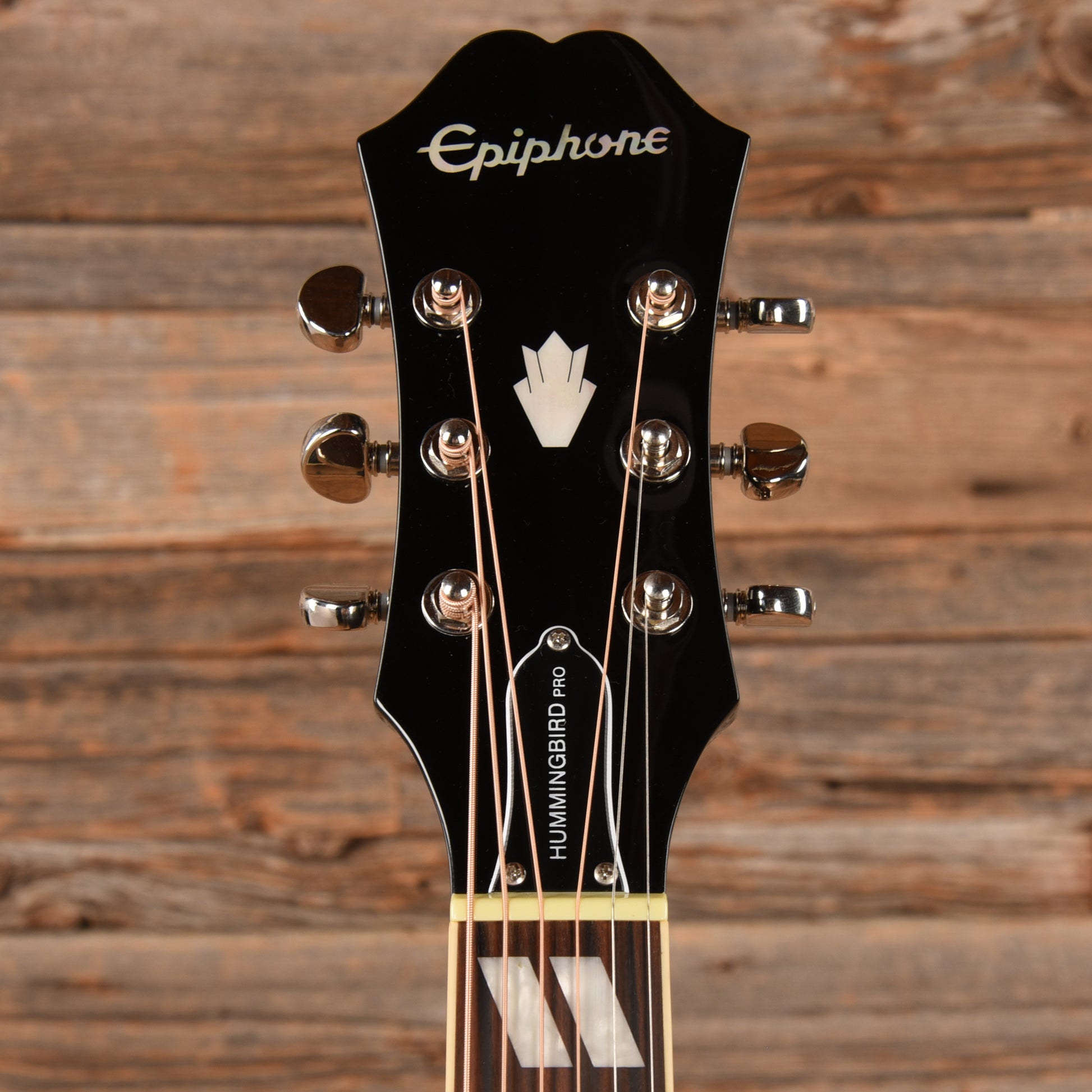 Epiphone Hummingbird Pro Ebony 2019 Acoustic Guitars / Dreadnought
