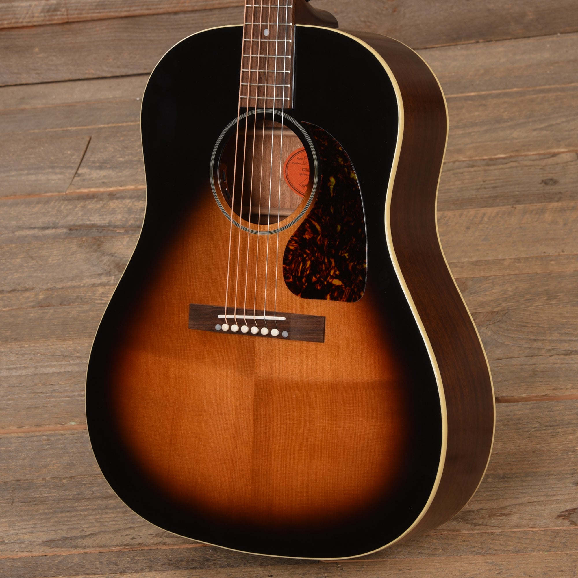 Epiphone Inspired by Gibson Custom 1942 Banner J-45 Vintage Sunburst Acoustic Guitars / Dreadnought
