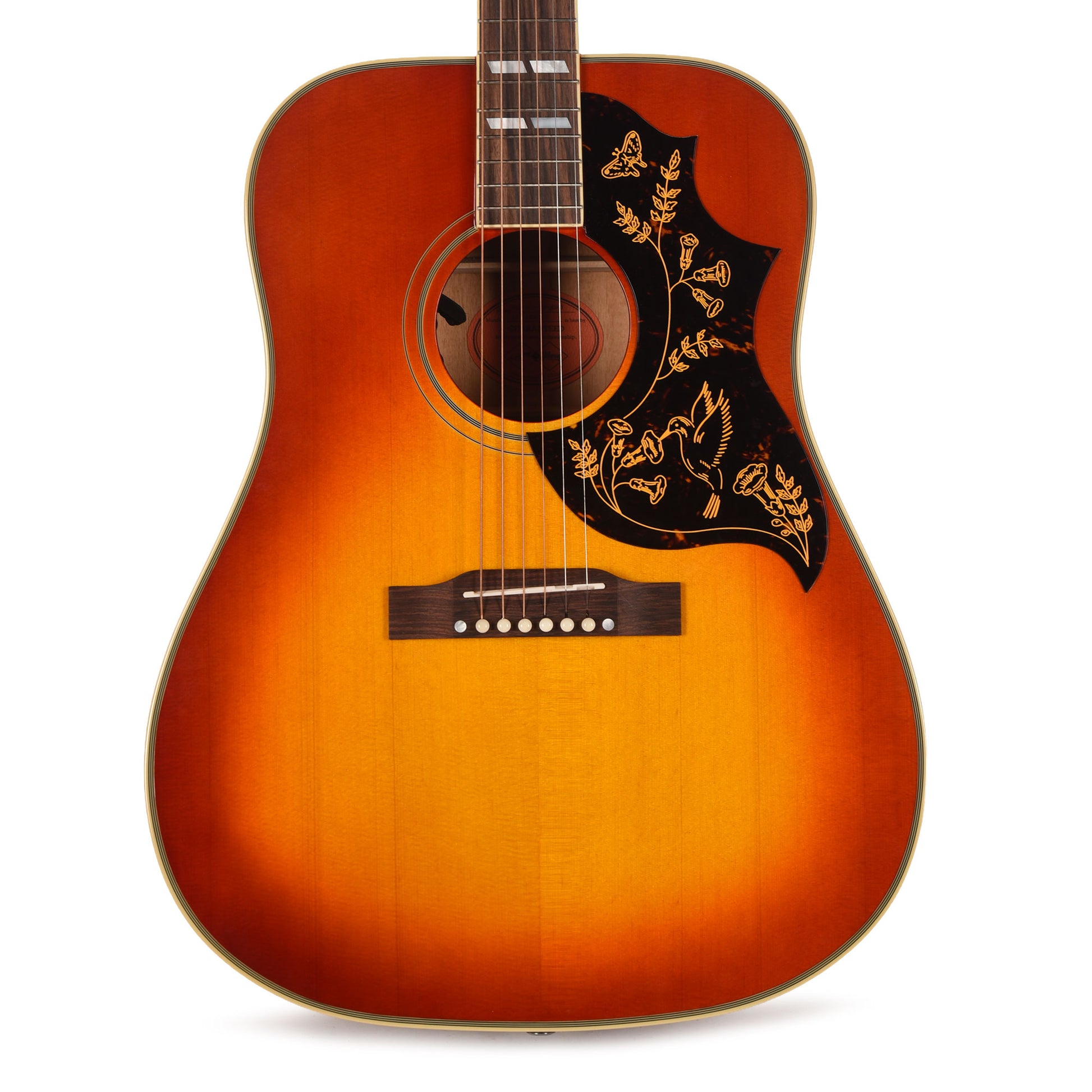 Epiphone Inspired by Gibson Custom 1960 Hummingbird Reissue Heritage Cherry Sunburst Acoustic Guitars / Dreadnought