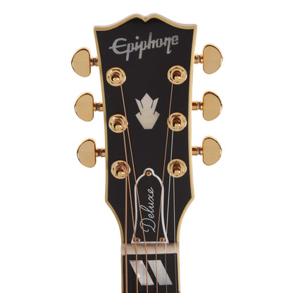 Epiphone Inspired by Gibson Custom Hummingbird Deluxe EC Autumn Burst Acoustic Guitars / Dreadnought
