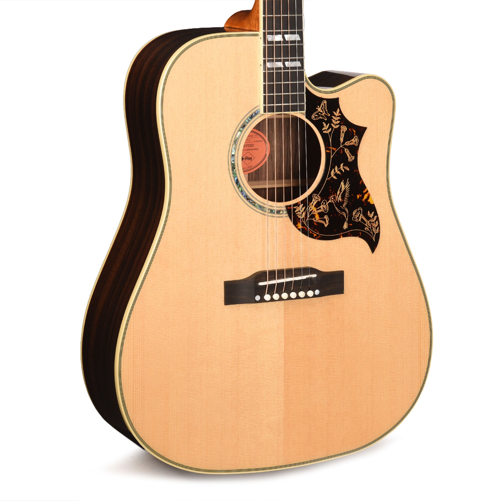 Epiphone Inspired by Gibson Custom Hummingbird Deluxe EC Natural Acoustic Guitars / Dreadnought