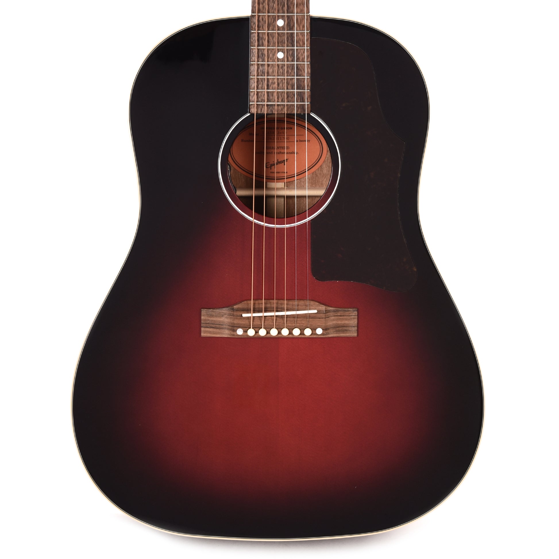 Epiphone Inspired by Gibson Slash J-45 Vermillion Burst Acoustic Guitars / Dreadnought