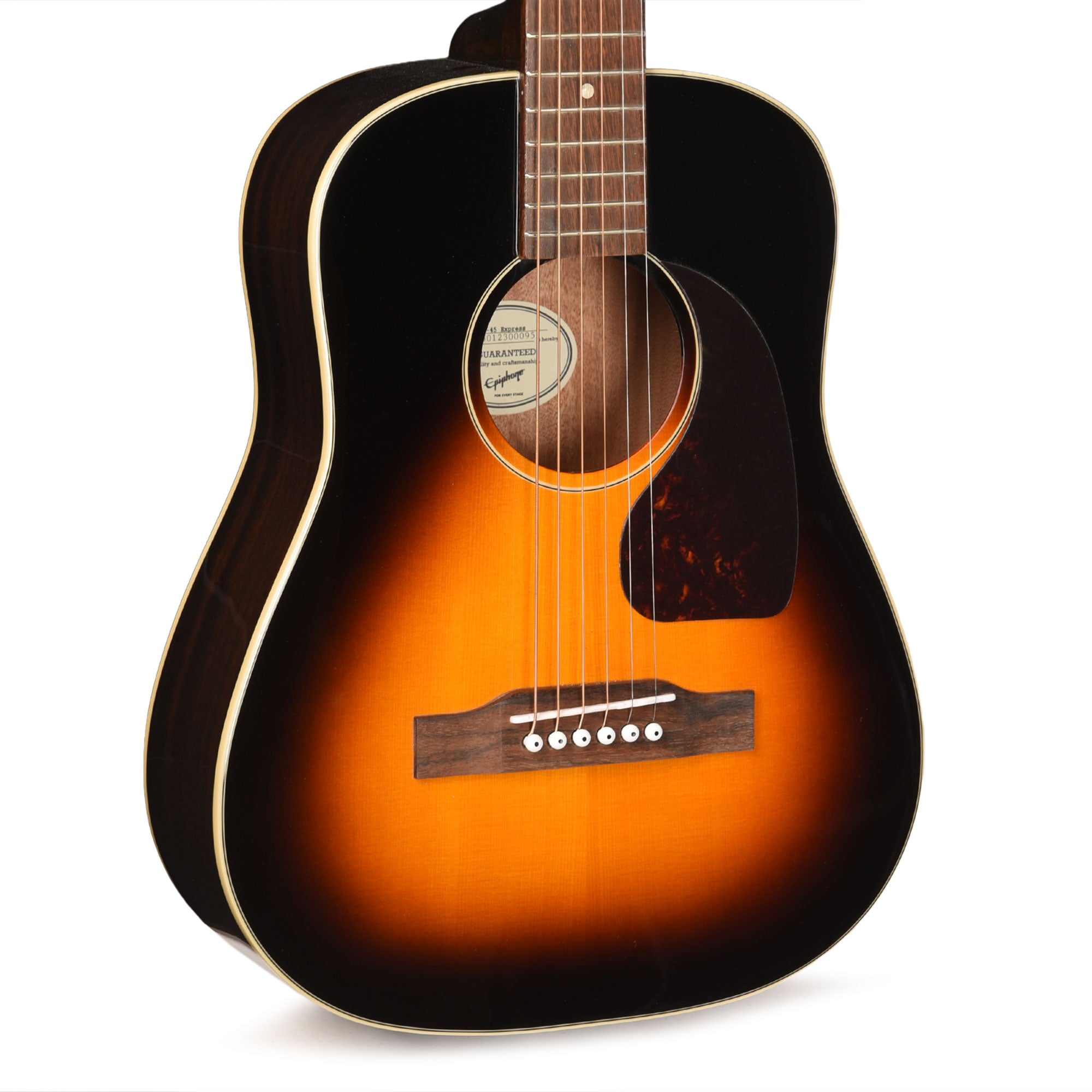 Epiphone J-45 Express Vintage Sunburst Acoustic Guitars / Dreadnought