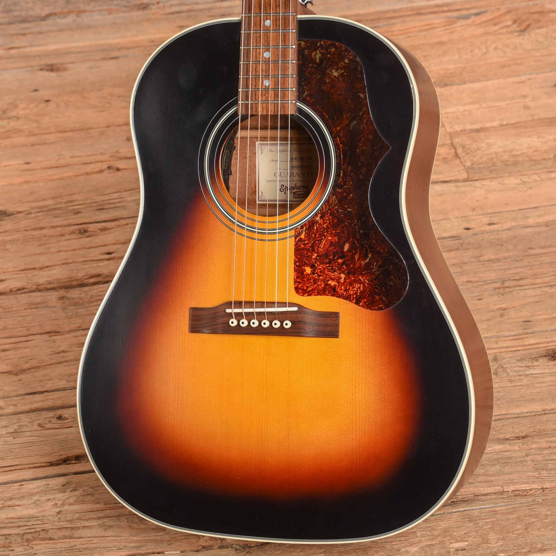 Epiphone Masterbilt AJ-45ME Sunburst 2016 Acoustic Guitars / Dreadnought
