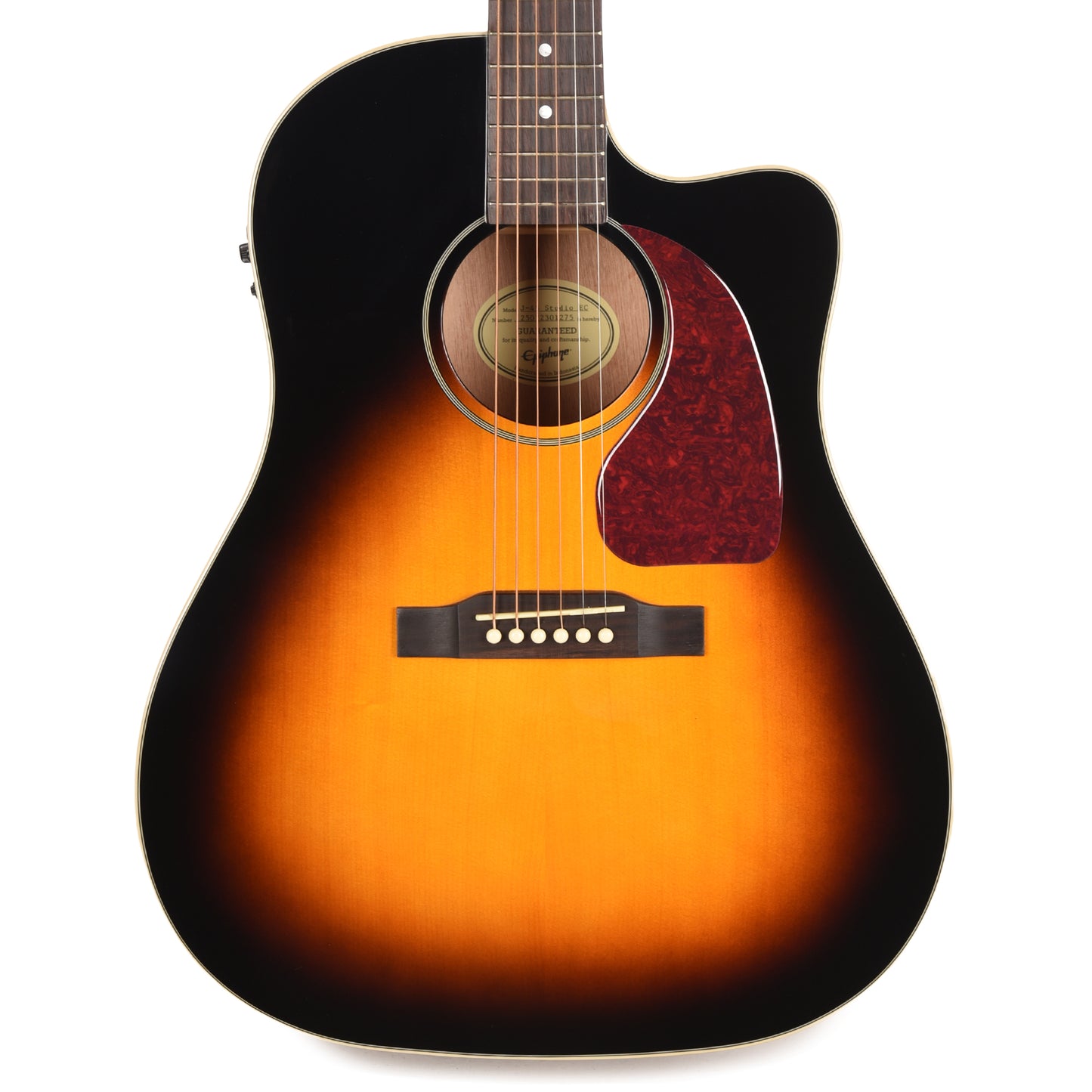 Epiphone Modern J-45 Studio EC Vintage Sunburst Acoustic Guitars / Dreadnought