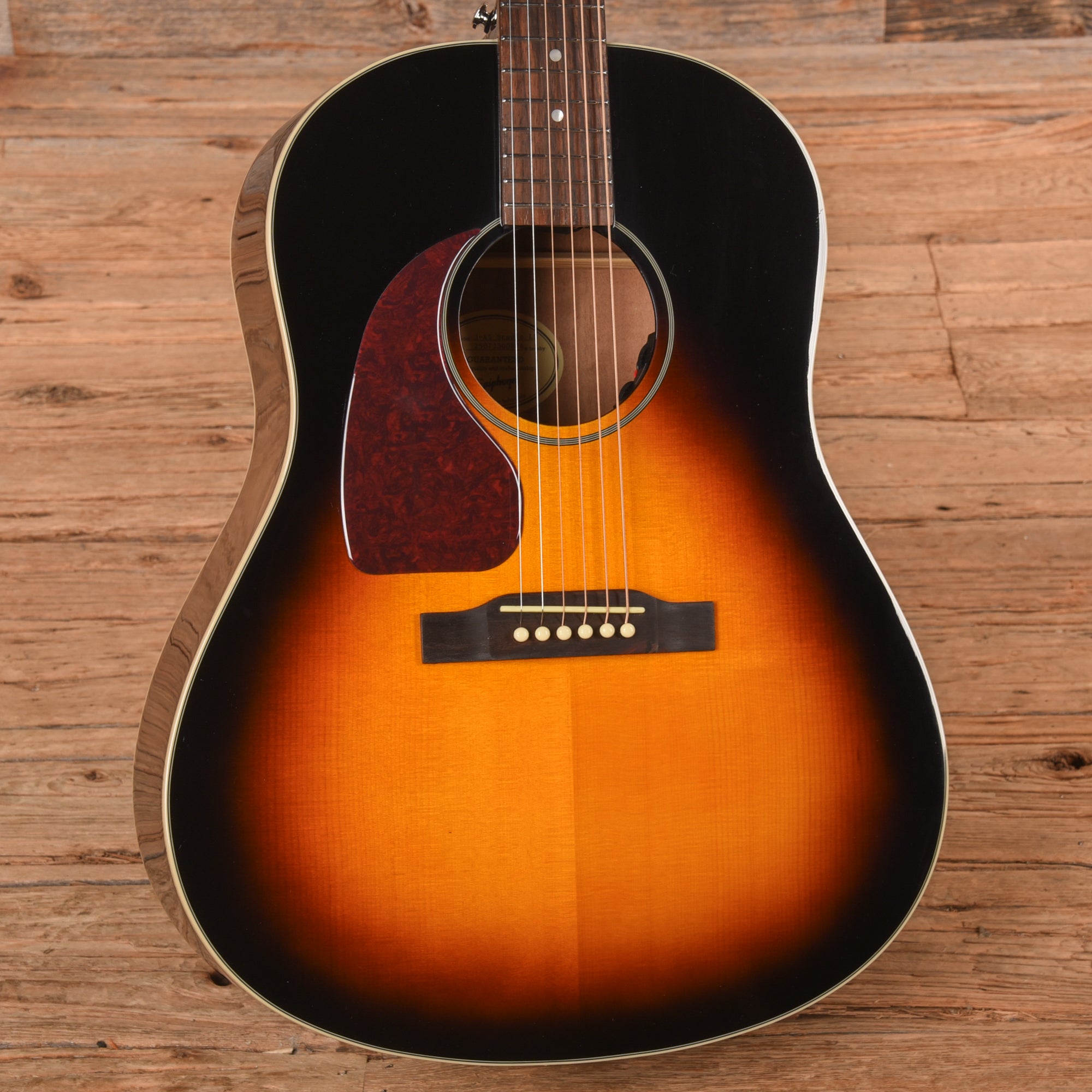 Epiphone Modern J-45 Studio LEFTY Vintage Sunburst Acoustic Guitars / Dreadnought