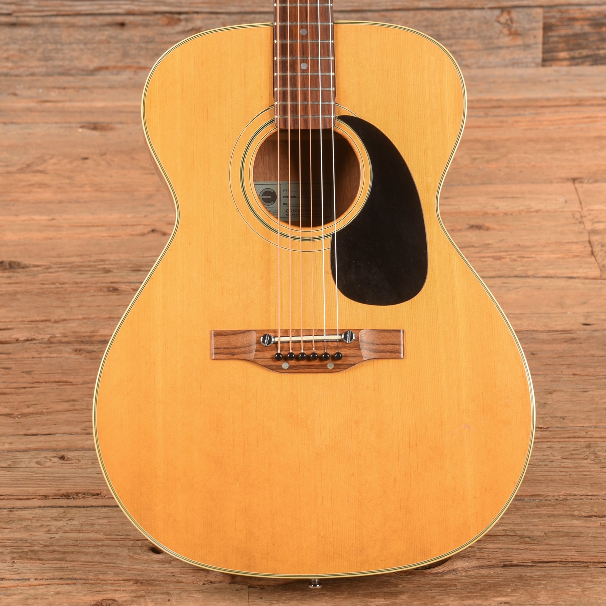 Epiphone 6732E Natural 1970s Acoustic Guitars
