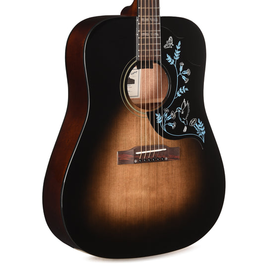 Epiphone Artist Eric Church Hummingbird Dark Studio Cobra Burst Acoustic Guitars