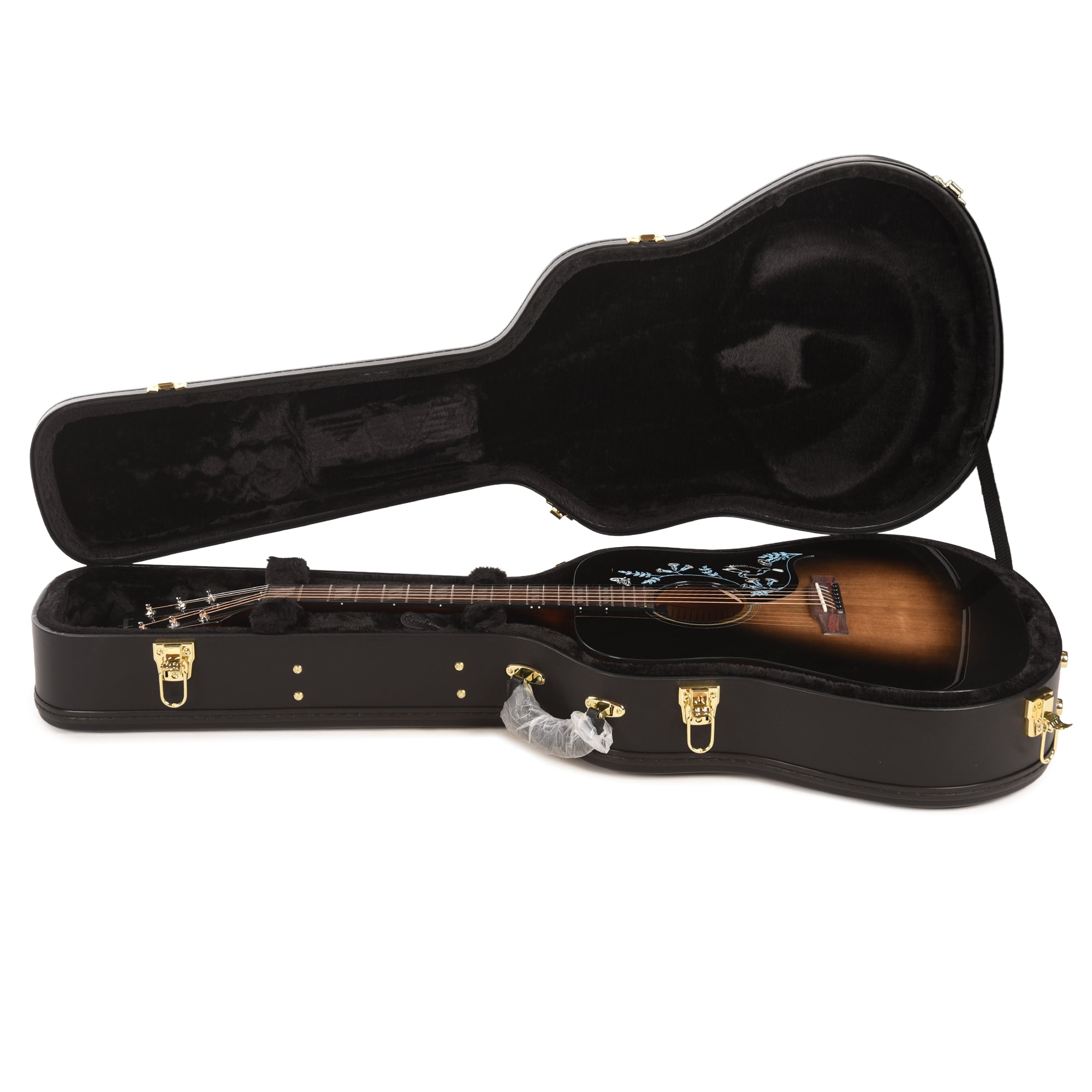 Epiphone Artist Eric Church Hummingbird Dark Studio Cobra Burst Acoustic Guitars