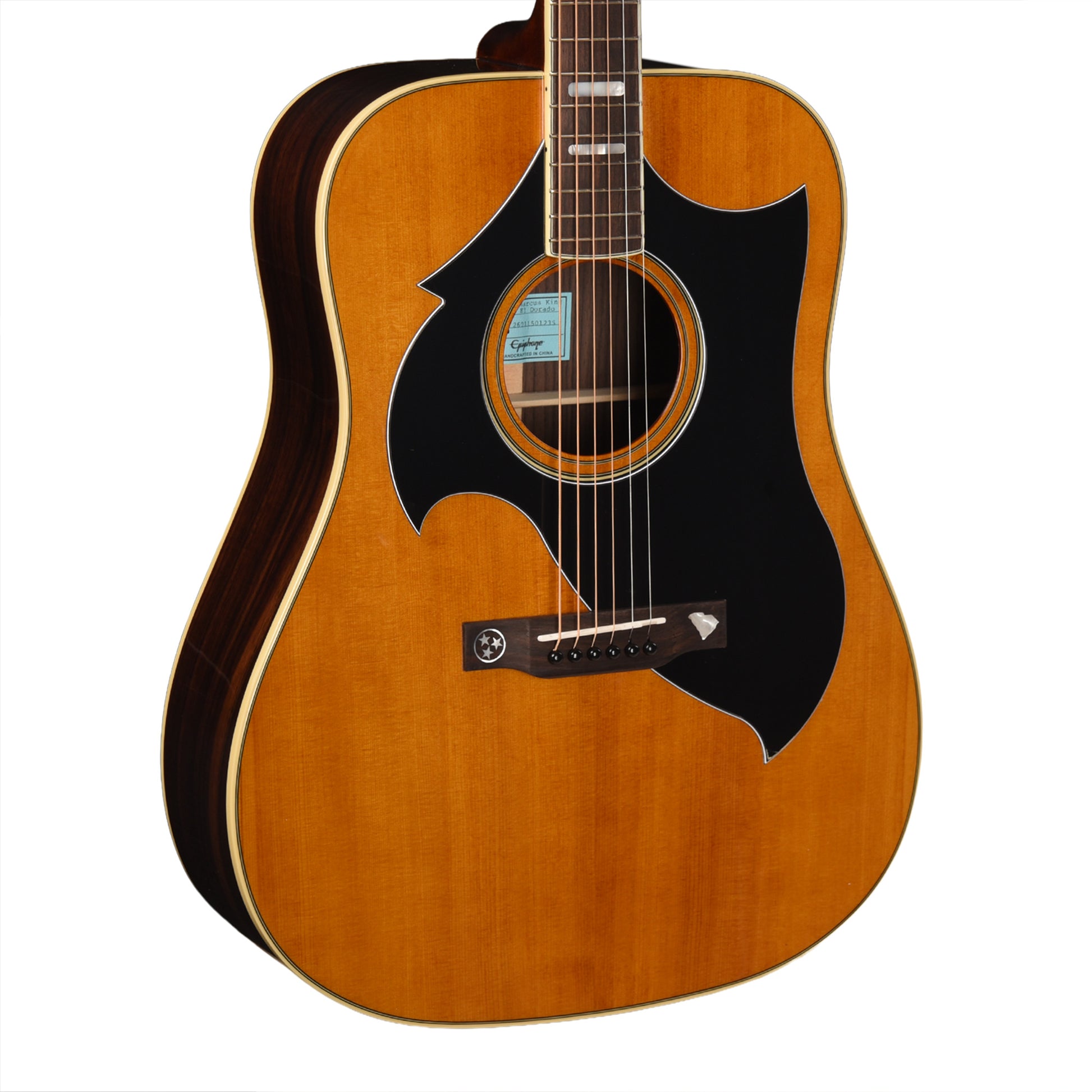 Epiphone Artist Marcus King El Dorado Antique Natural Acoustic Guitars