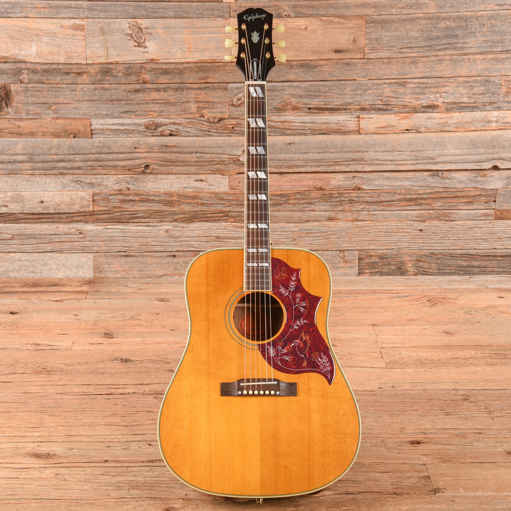 Epiphone Inspired by Gibson Original Hummingbird Antique Natural 2025 Acoustic Guitars