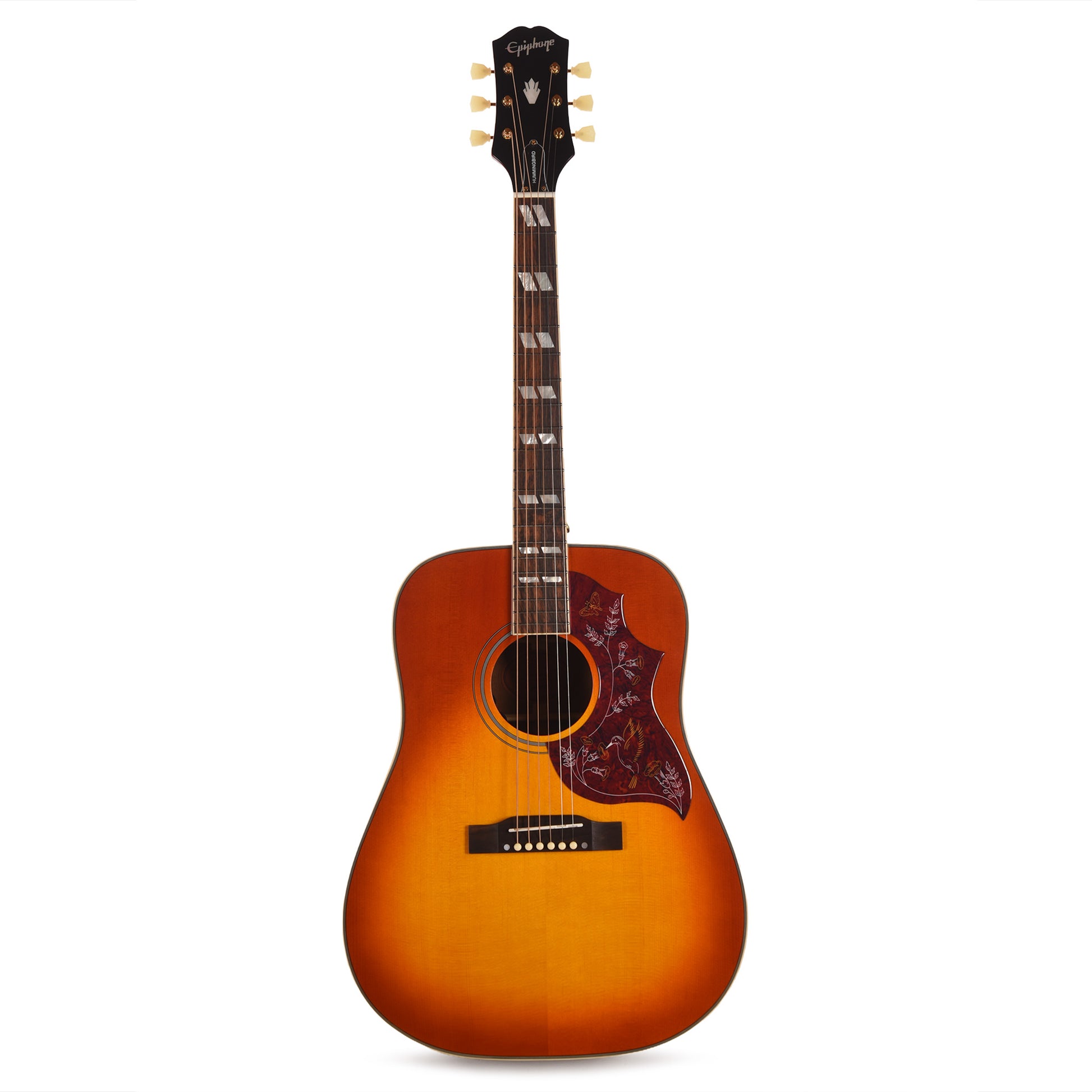 Epiphone Inspired by Gibson Original Hummingbird Standard Cherry Sunburst Acoustic Guitars
