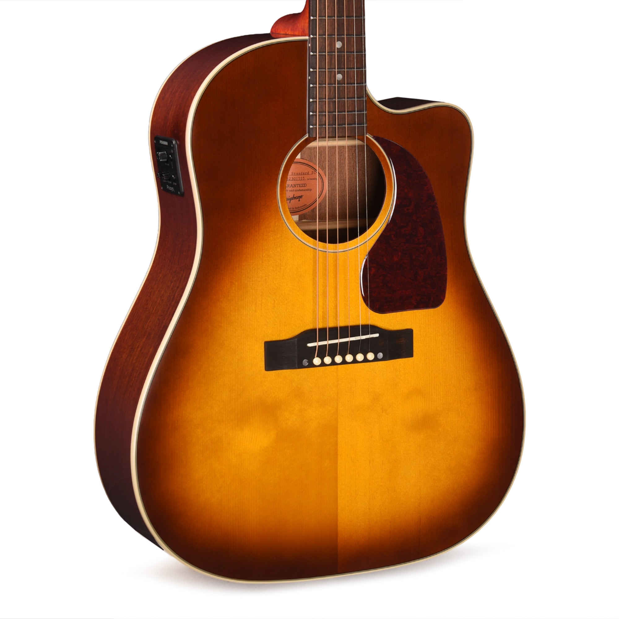Epiphone Inspired by Gibson Original J-45 Standard EC Honey Burst Acoustic Guitars