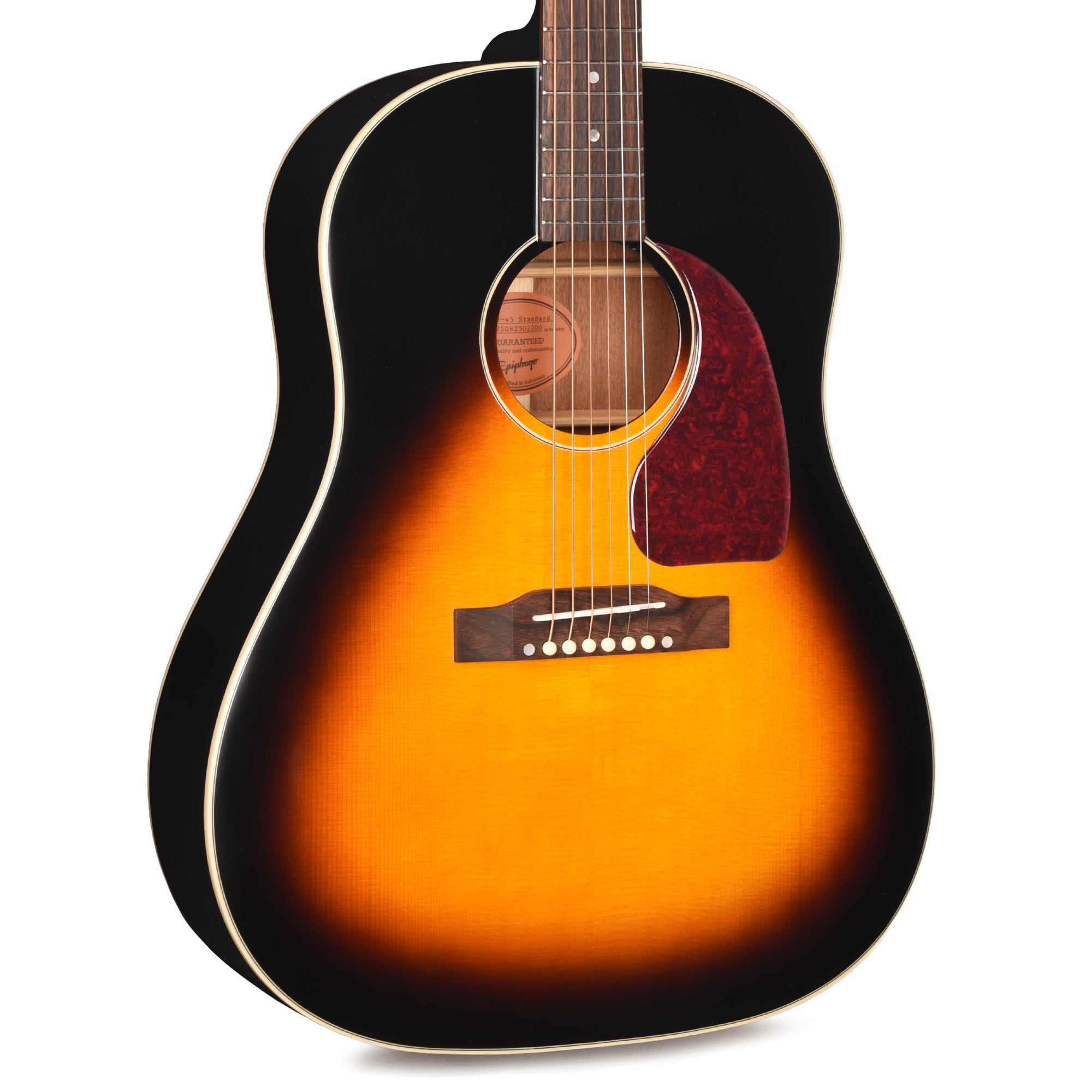 Epiphone Inspired by Gibson Original J-45 Standard Vintage Sunburst Acoustic Guitars