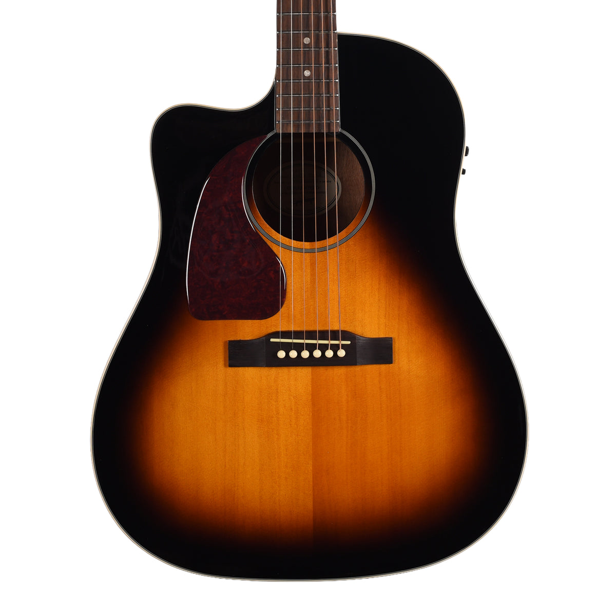 Epiphone Modern J-45 Studio EC LEFTY Vintage Sunburst Acoustic Guitars