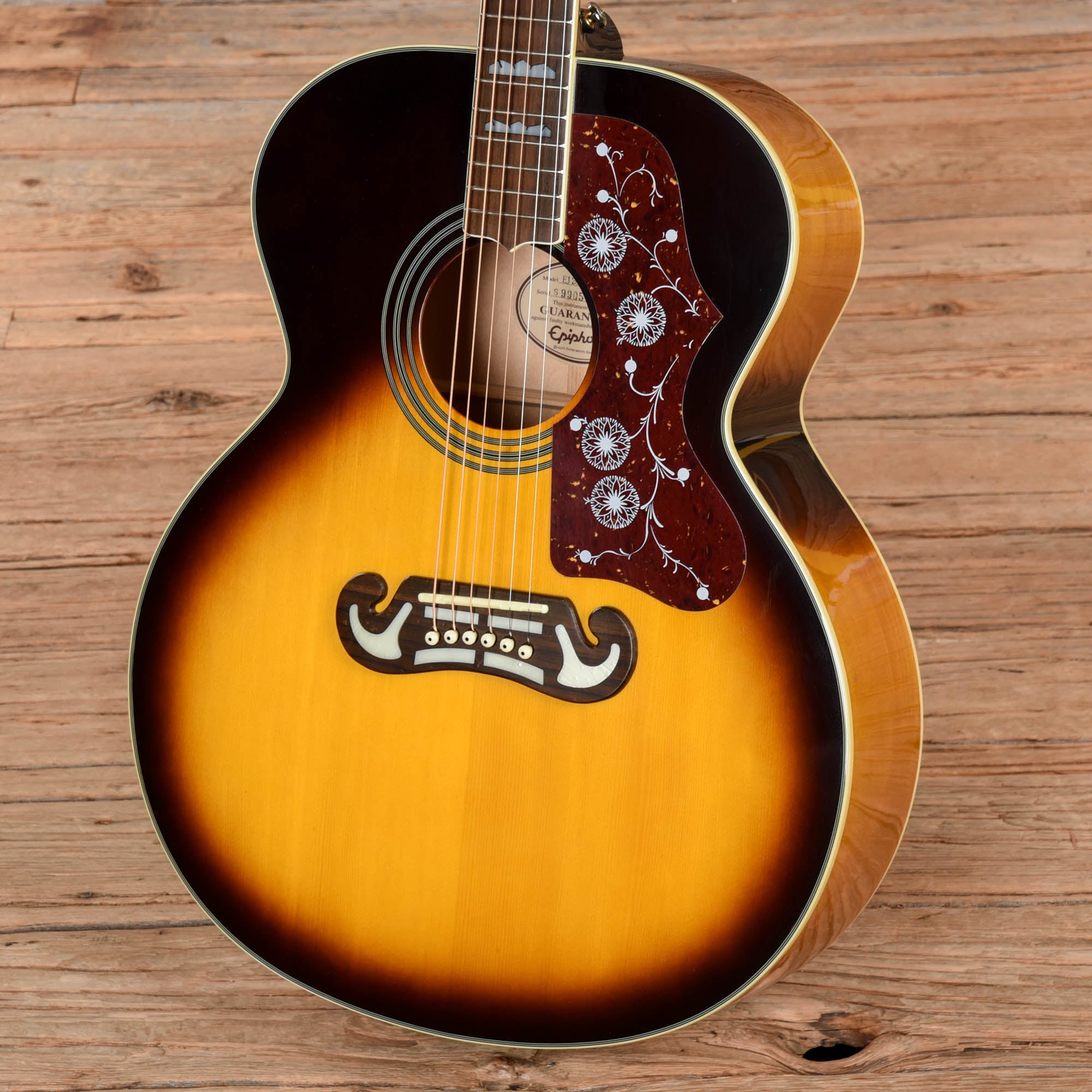 Epiphone EJ-200 Vintage Sunburst 1999 Acoustic Guitars / Jumbo