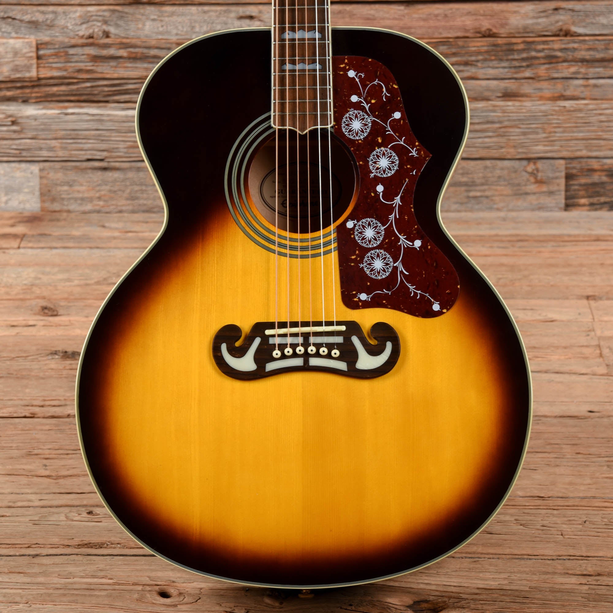 Epiphone EJ-200 Vintage Sunburst 1999 Acoustic Guitars / Jumbo