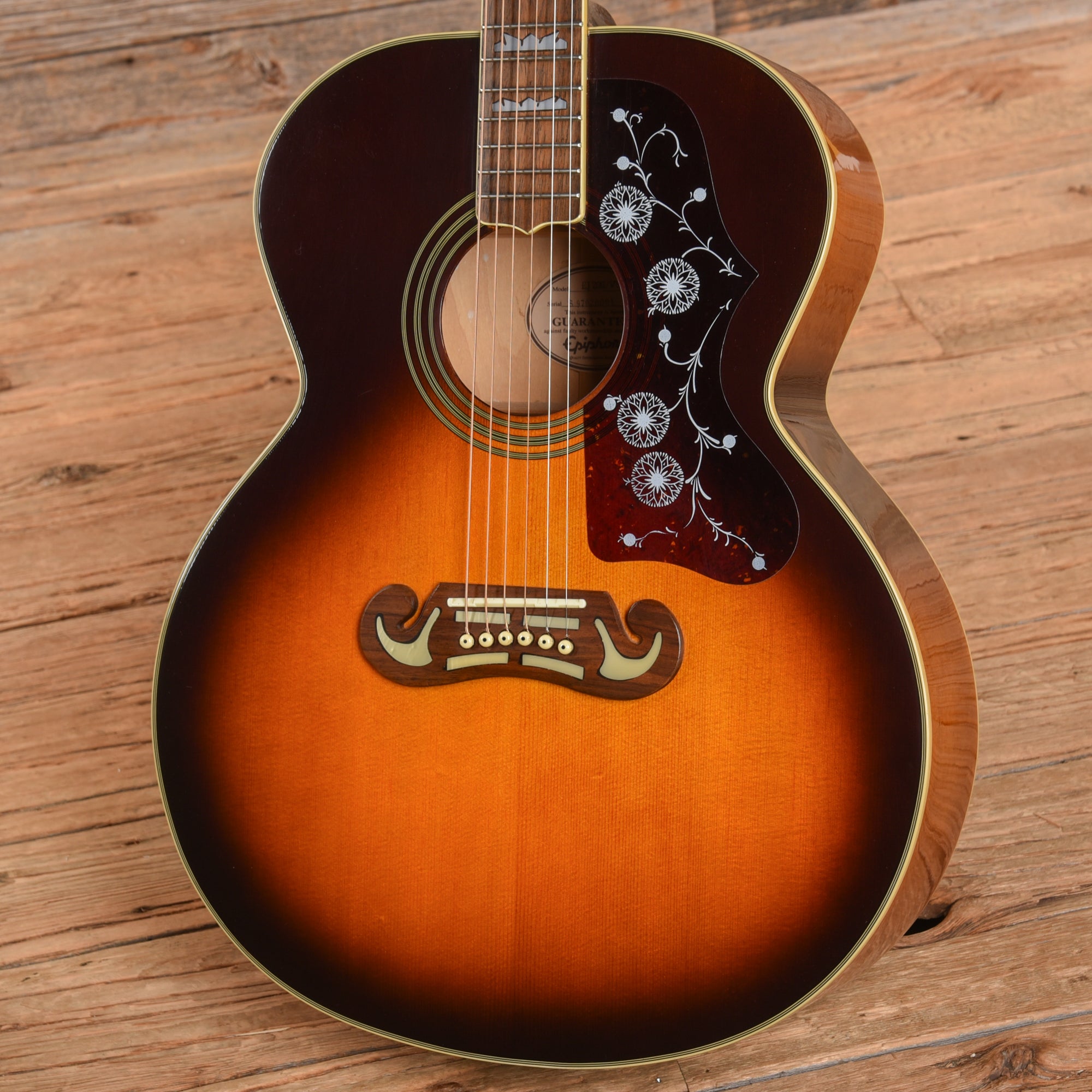 Epiphone EJ200 Vintage Sunburst 1997 Acoustic Guitars / Jumbo