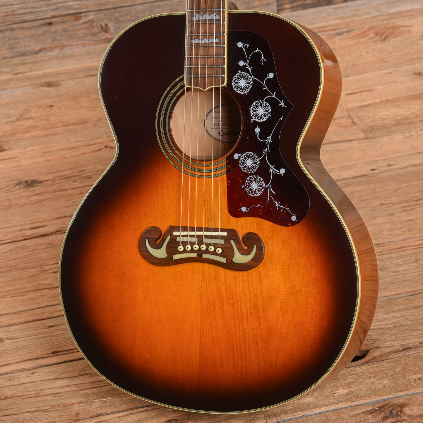 Epiphone EJ200 Vintage Sunburst 1997 Acoustic Guitars / Jumbo