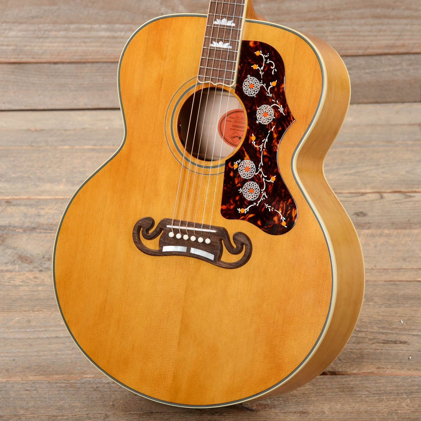 Epiphone Inspired by Gibson Custom 1957 SJ-200 Antique Natural Acoustic Guitars / Jumbo