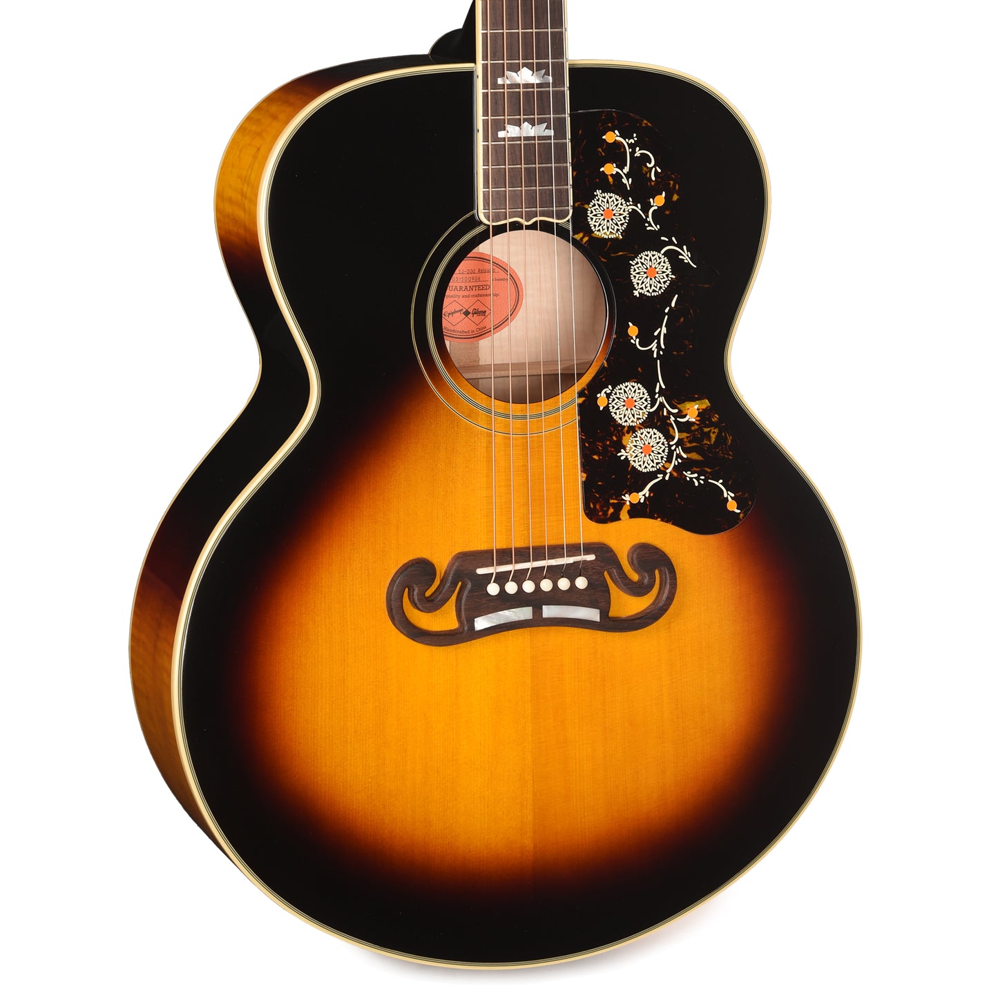 Epiphone Inspired by Gibson Custom 1957 SJ-200 Reissue Vintage Sunburst Acoustic Guitars / Jumbo