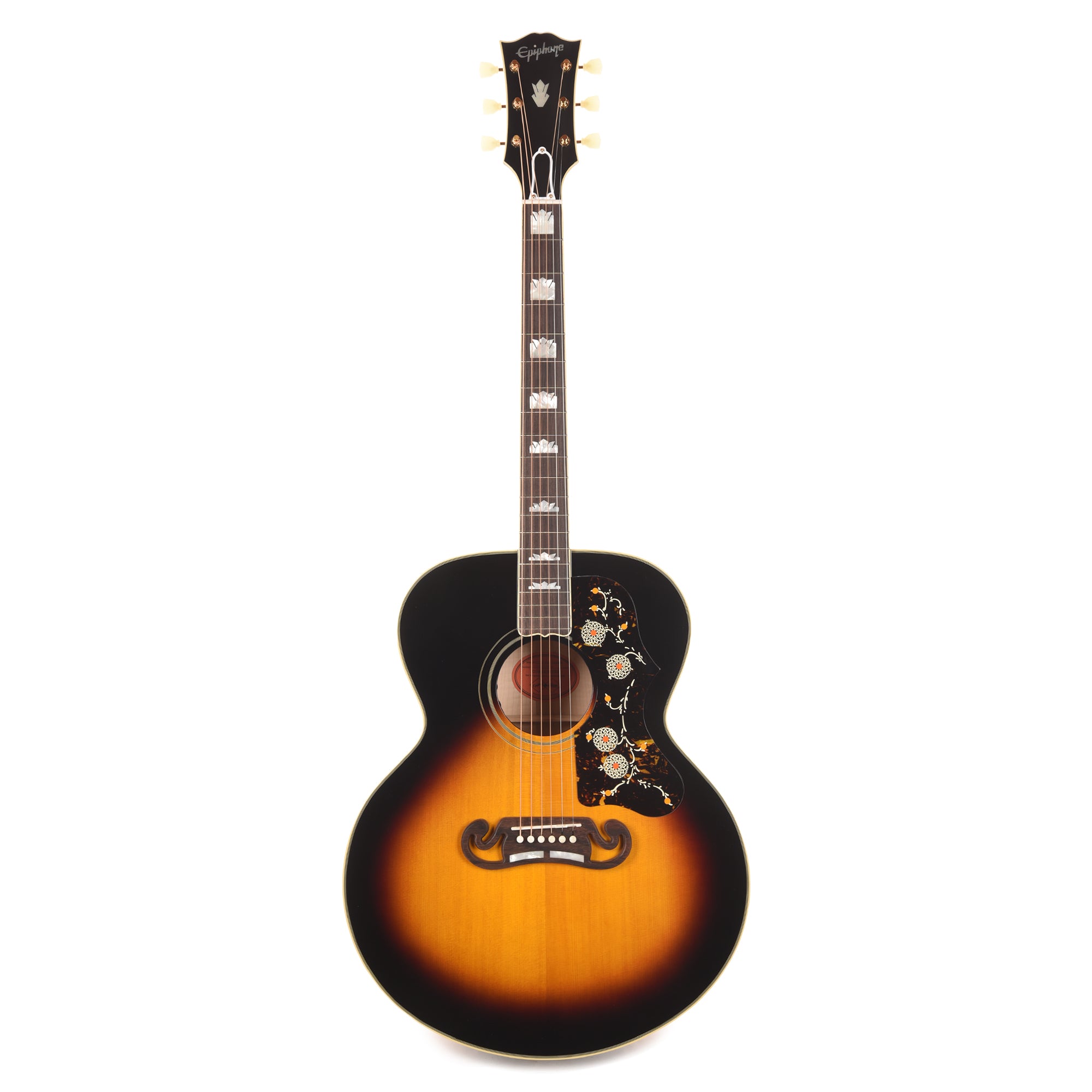 Epiphone Inspired by Gibson Custom 1957 SJ-200 Reissue Vintage Sunburst Acoustic Guitars / Jumbo