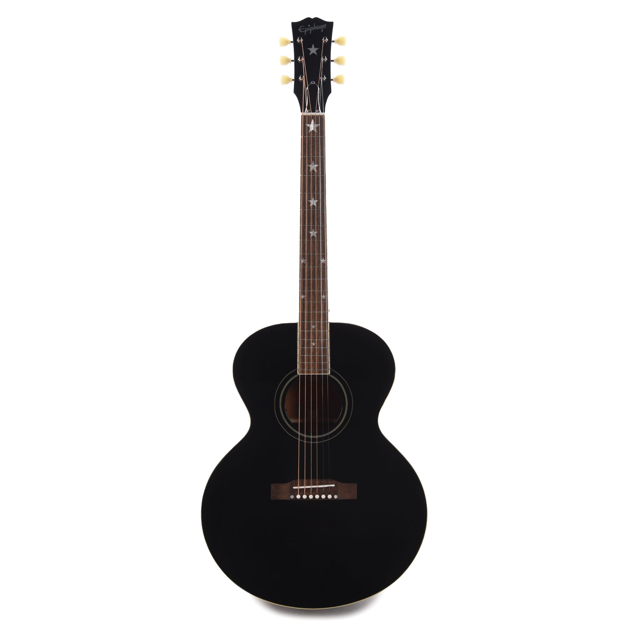 Epiphone Inspired by Gibson Custom J-180 LS Ebony Acoustic Guitars / Jumbo