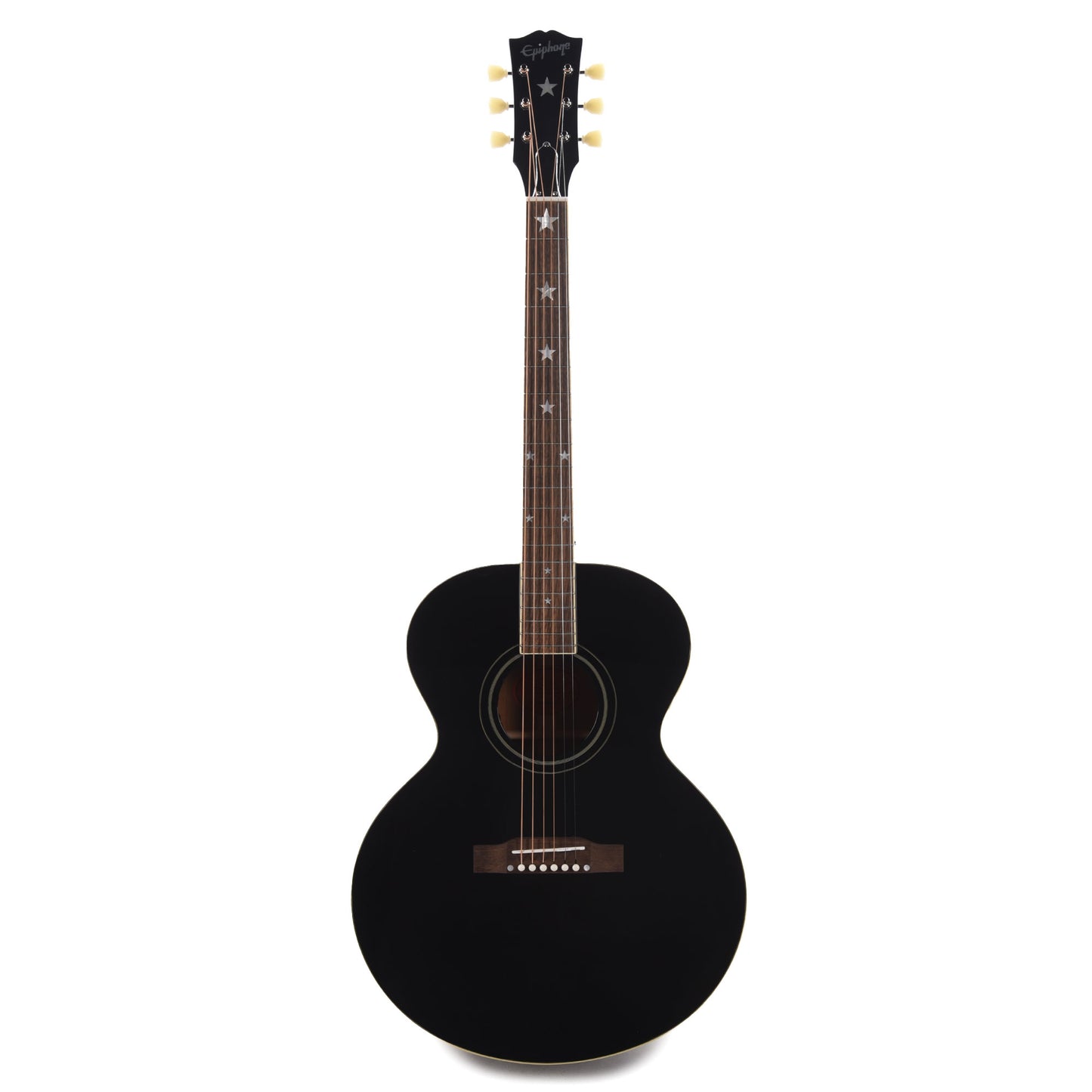 Epiphone Inspired by Gibson Custom J-180 LS Ebony Acoustic Guitars / Jumbo