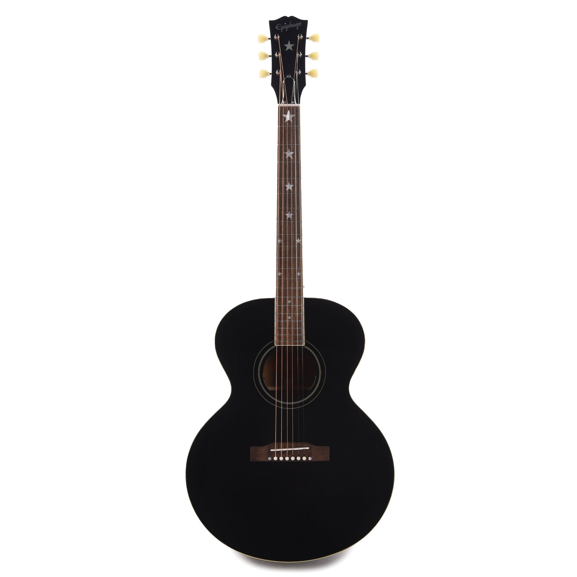 Epiphone Inspired by Gibson Custom J-180 LS Ebony Acoustic Guitars / Jumbo