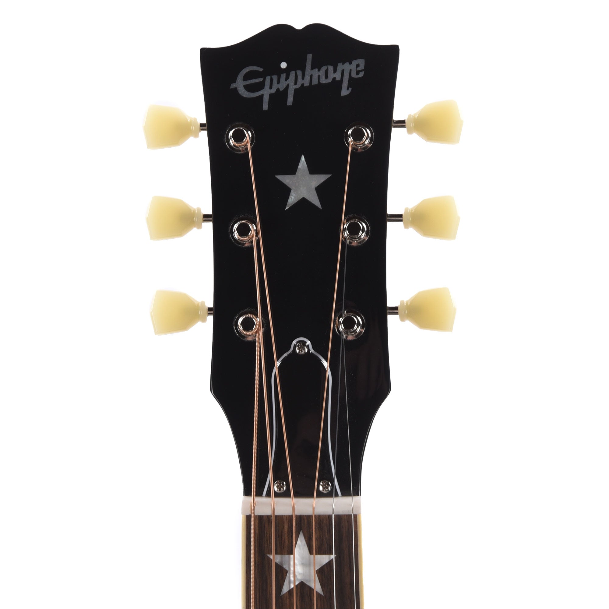 Epiphone Inspired by Gibson Custom J-180 LS Ebony Acoustic Guitars / Jumbo