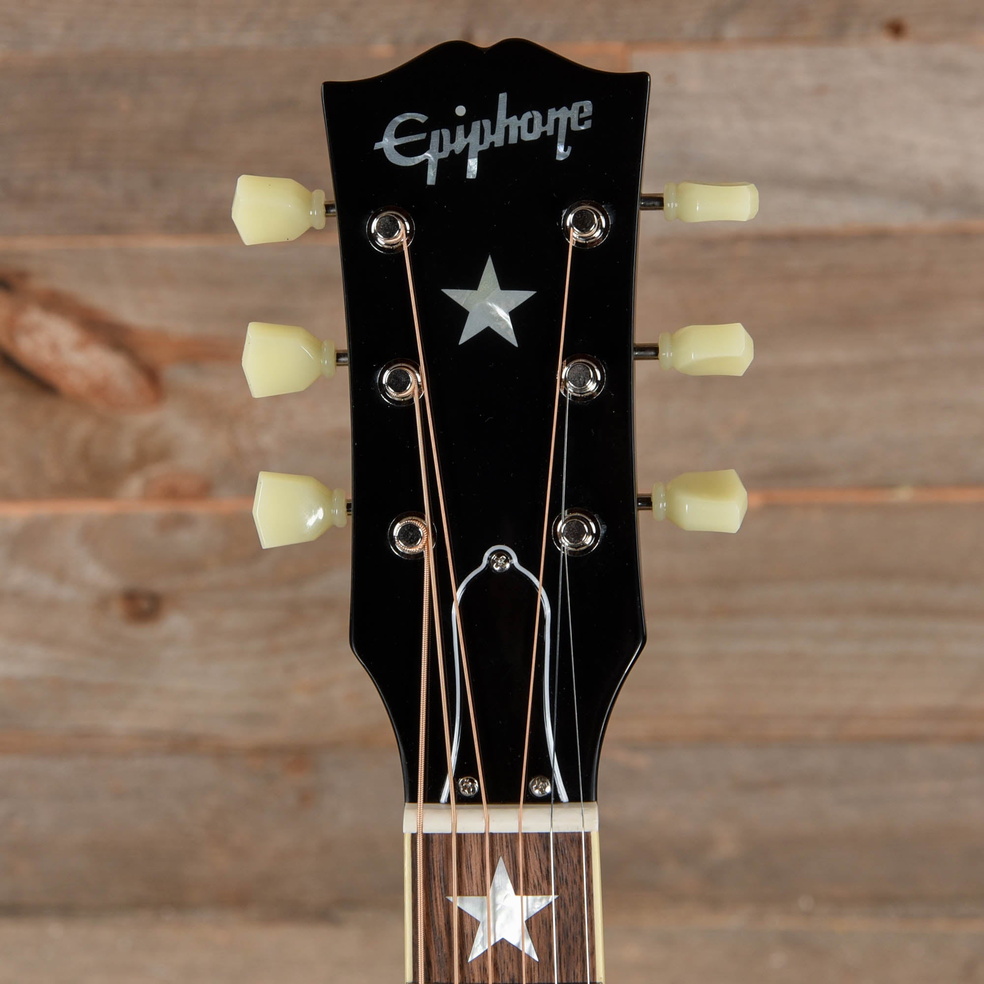 Epiphone Inspired by Gibson Custom J-180 LS Ebony Acoustic Guitars / Jumbo