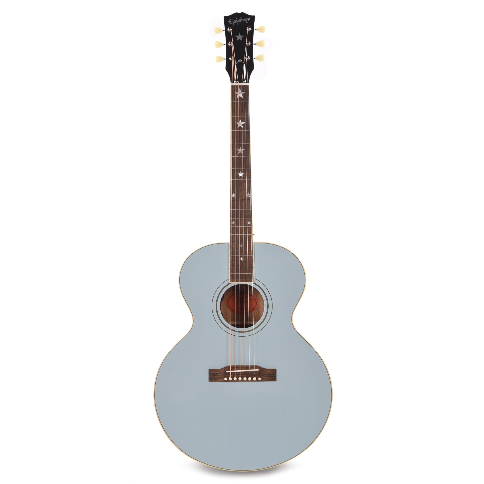 Epiphone Inspired by Gibson Custom J-180 LS Frost Blue Acoustic Guitars / Jumbo