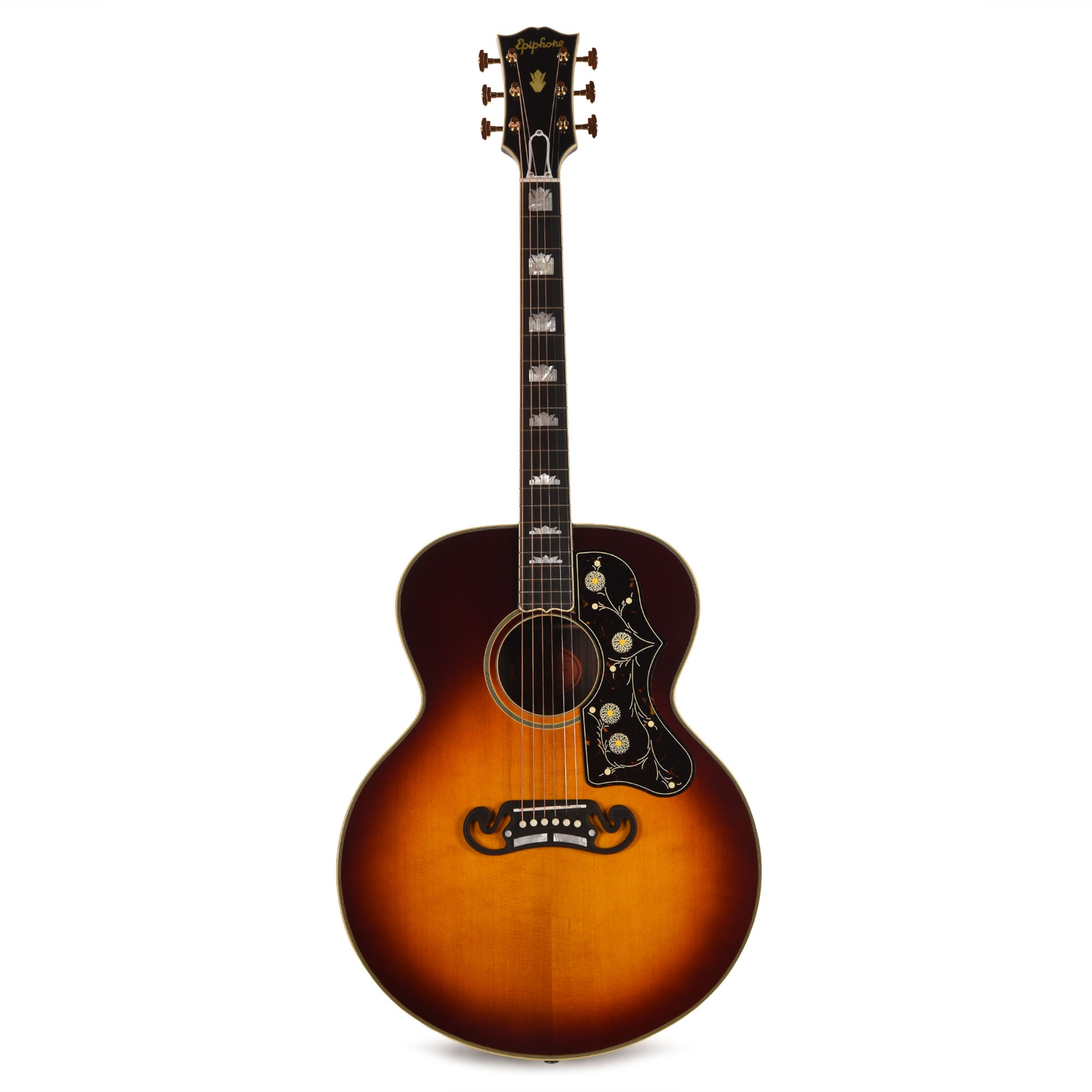 Epiphone Inspired by Gibson Custom Pre-War SJ-200 Rosewood Reissue Vintage Sunburst Acoustic Guitars / Jumbo