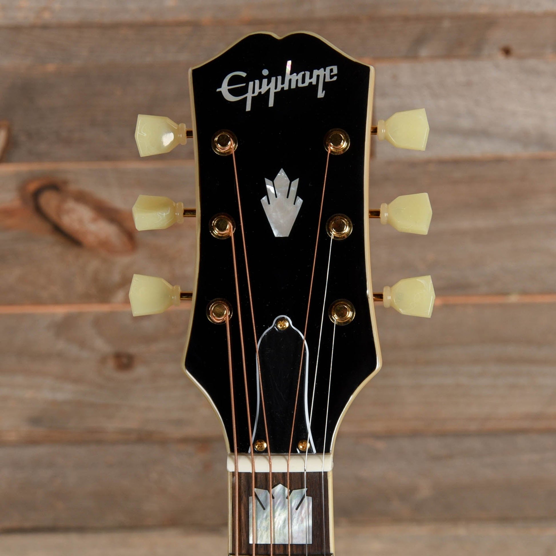 Epiphone Inspired by Gibson J-200 Aged Natural Antique Gloss w/Fishman Sonicore Acoustic Guitars / Jumbo