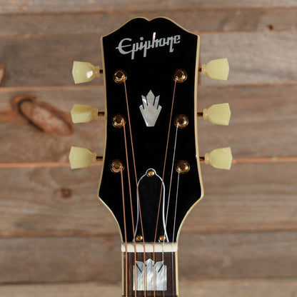 Epiphone Inspired by Gibson J-200 Aged Natural Antique Gloss w/Fishman Sonicore Acoustic Guitars / Jumbo