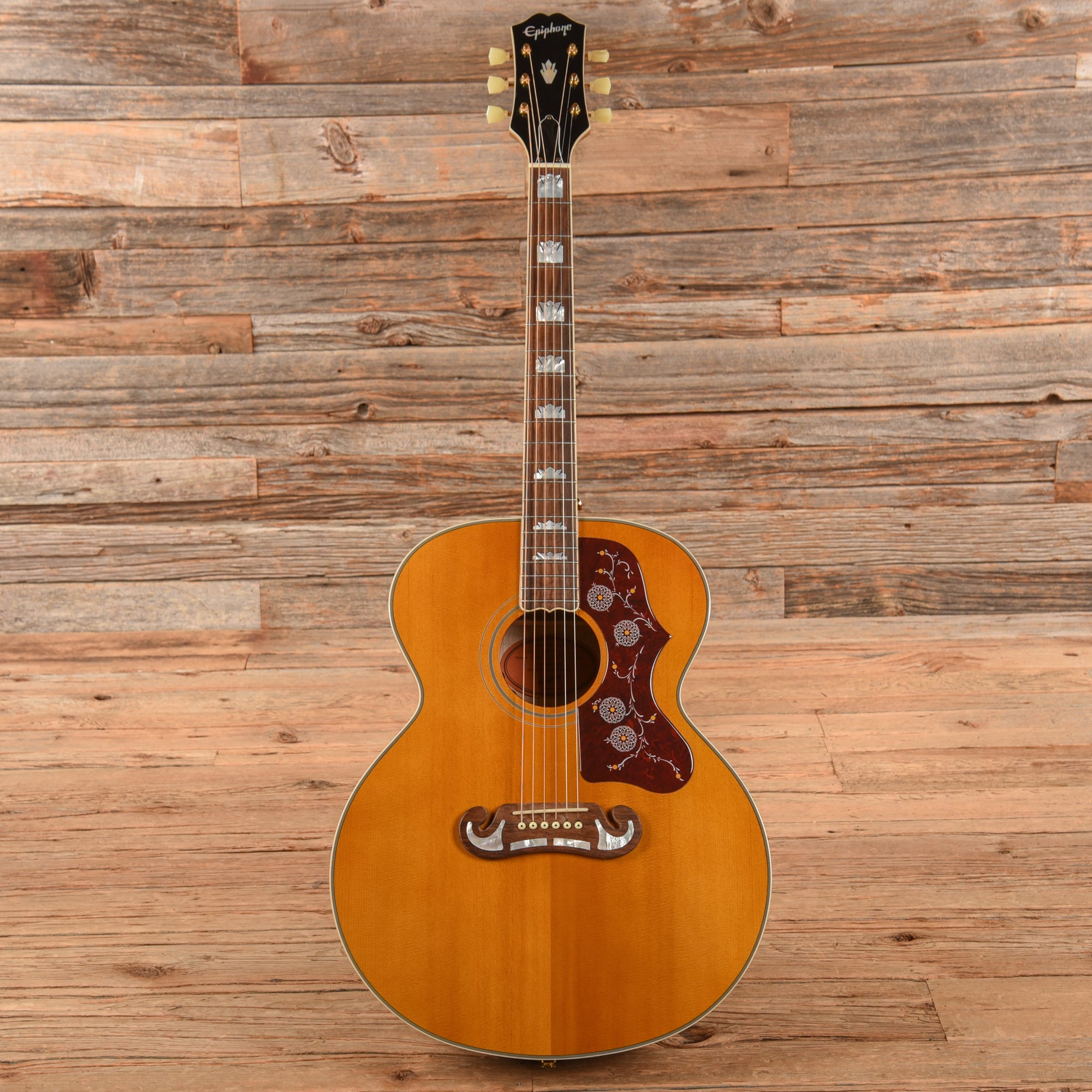 Epiphone Inspired by Gibson J-200 Natural Acoustic Guitars / Jumbo