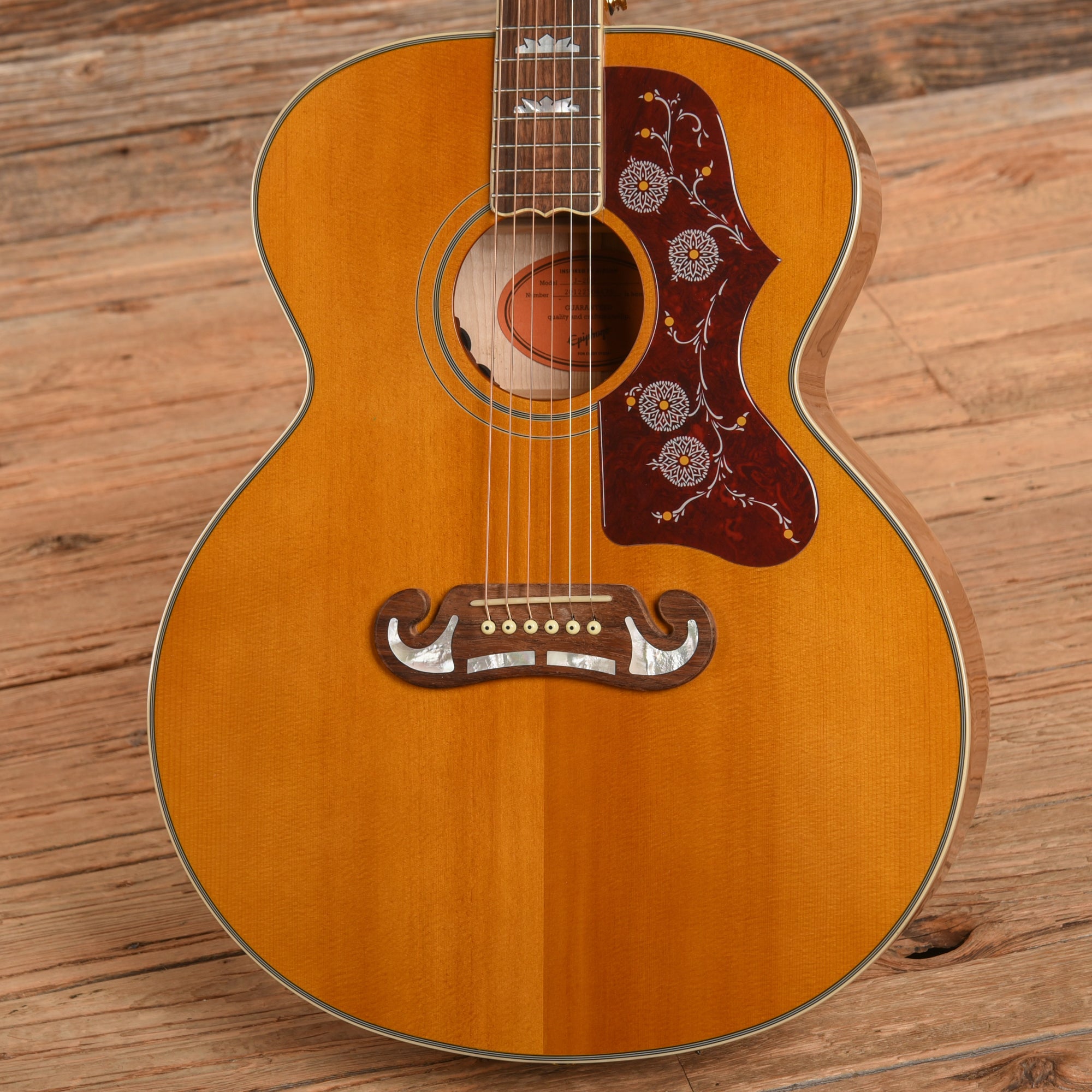 Epiphone Inspired by Gibson J-200 Natural Acoustic Guitars / Jumbo