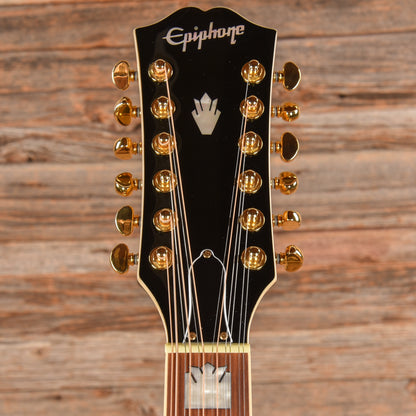 Epiphone J-200 12 String Sunburst - Dave Amato of REO Speedwagon Acoustic Guitars / Jumbo