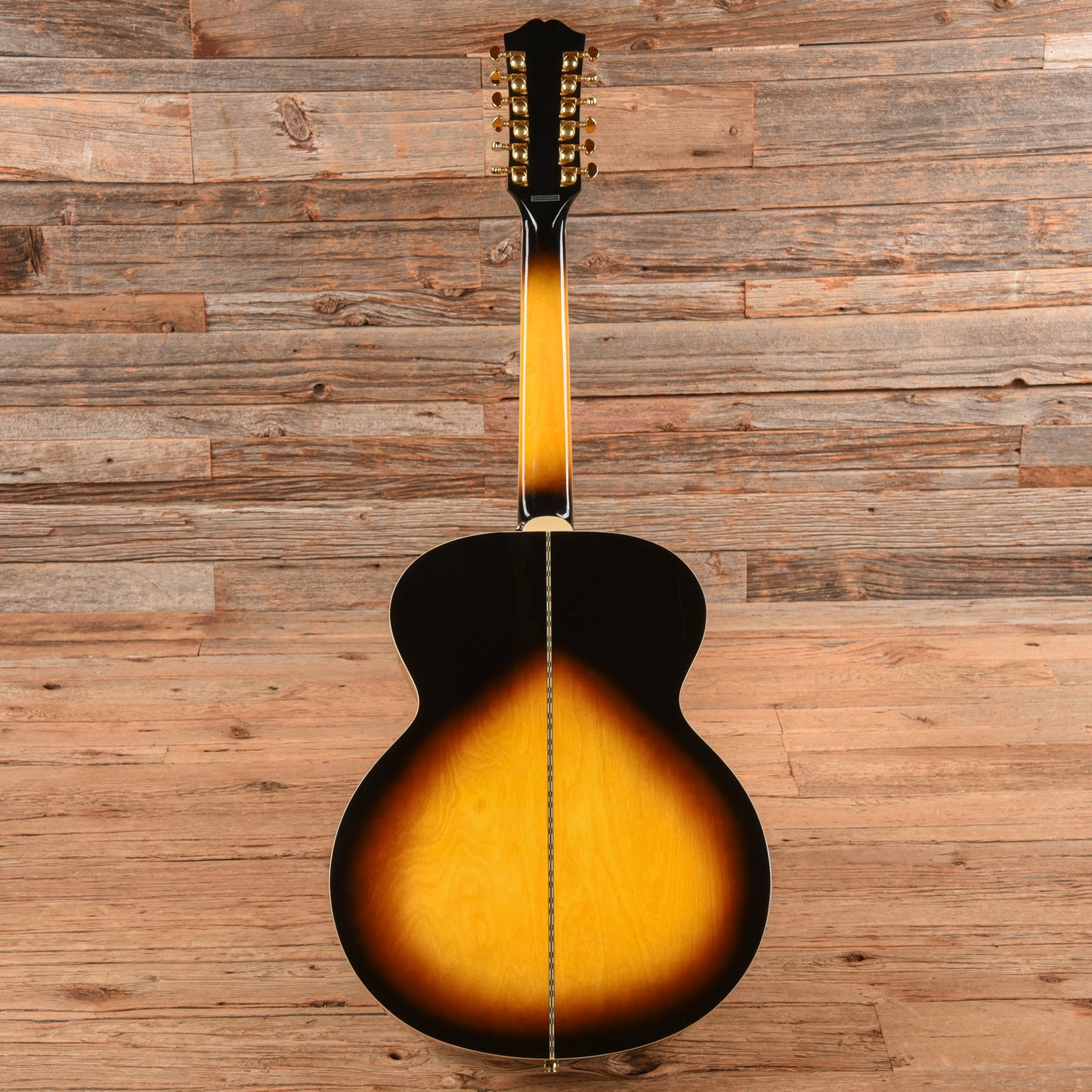 Epiphone J-200 12 String Sunburst - Dave Amato of REO Speedwagon Acoustic Guitars / Jumbo