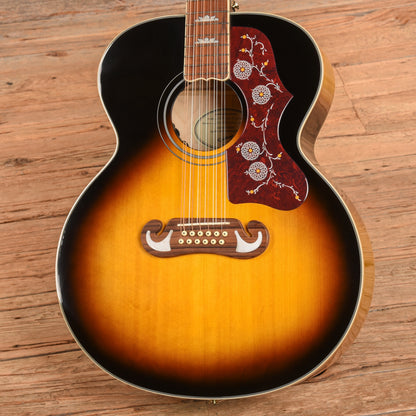 Epiphone J-200 12 String Sunburst - Dave Amato of REO Speedwagon Acoustic Guitars / Jumbo
