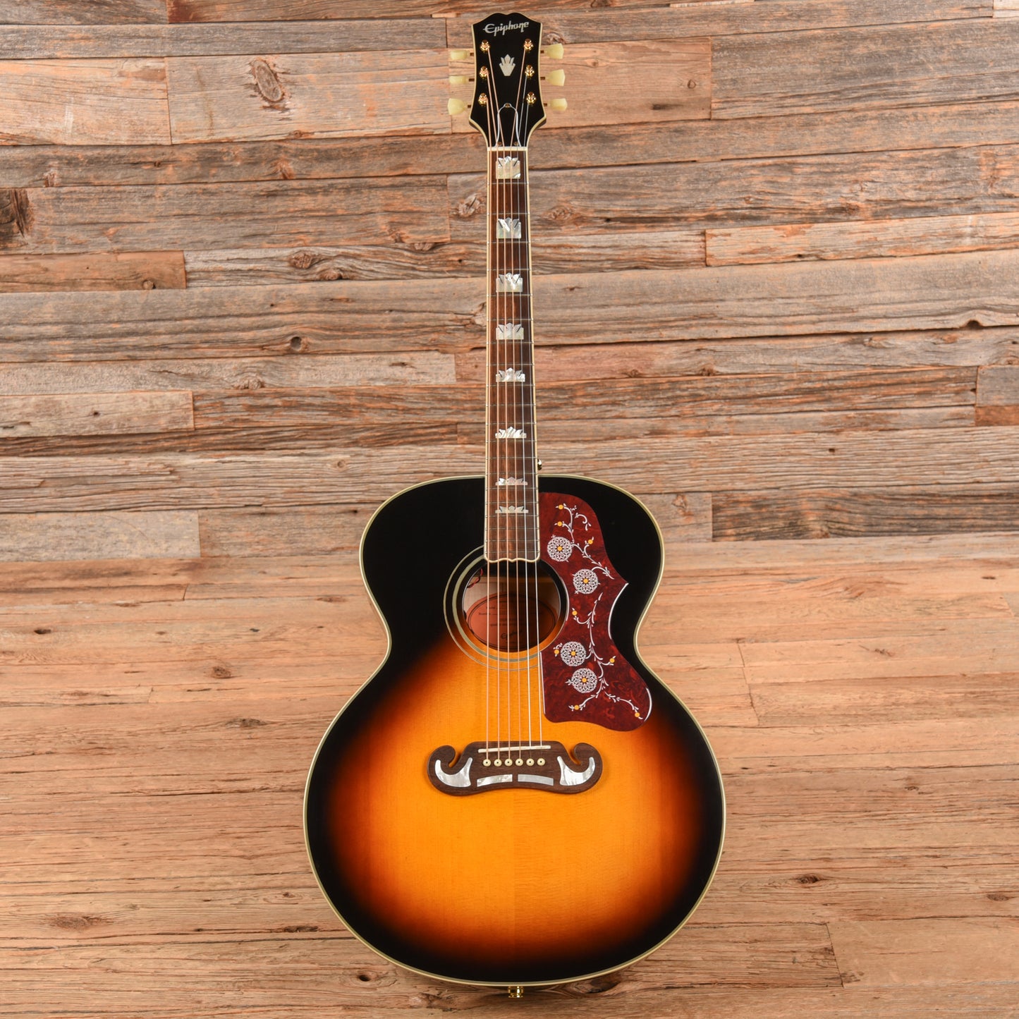 Epiphone J-200 Sunburst  - Dave Amato of REO Speedwagon Acoustic Guitars / Jumbo