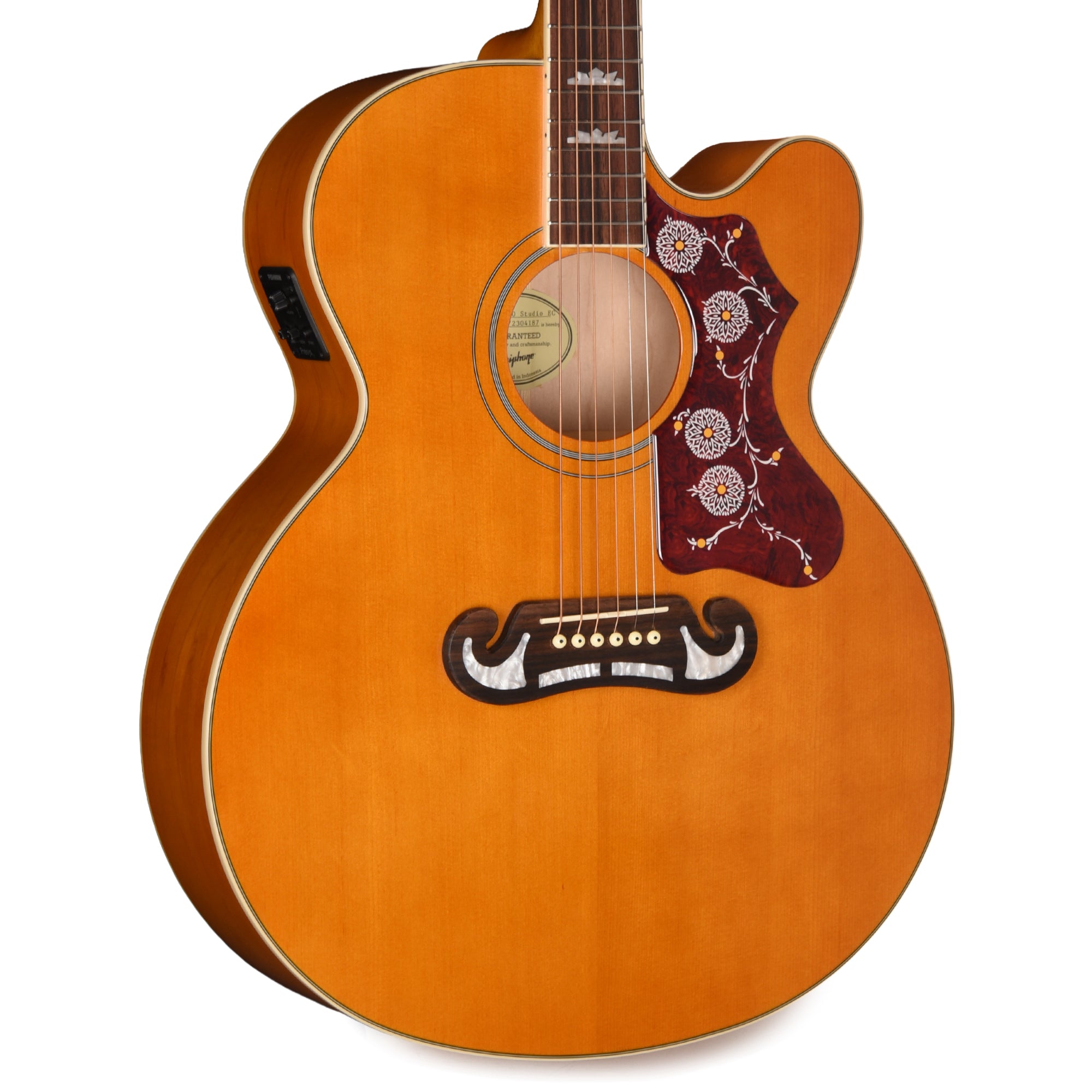 Epiphone Modern J-200 Studio EC Natural Acoustic Guitars / Jumbo